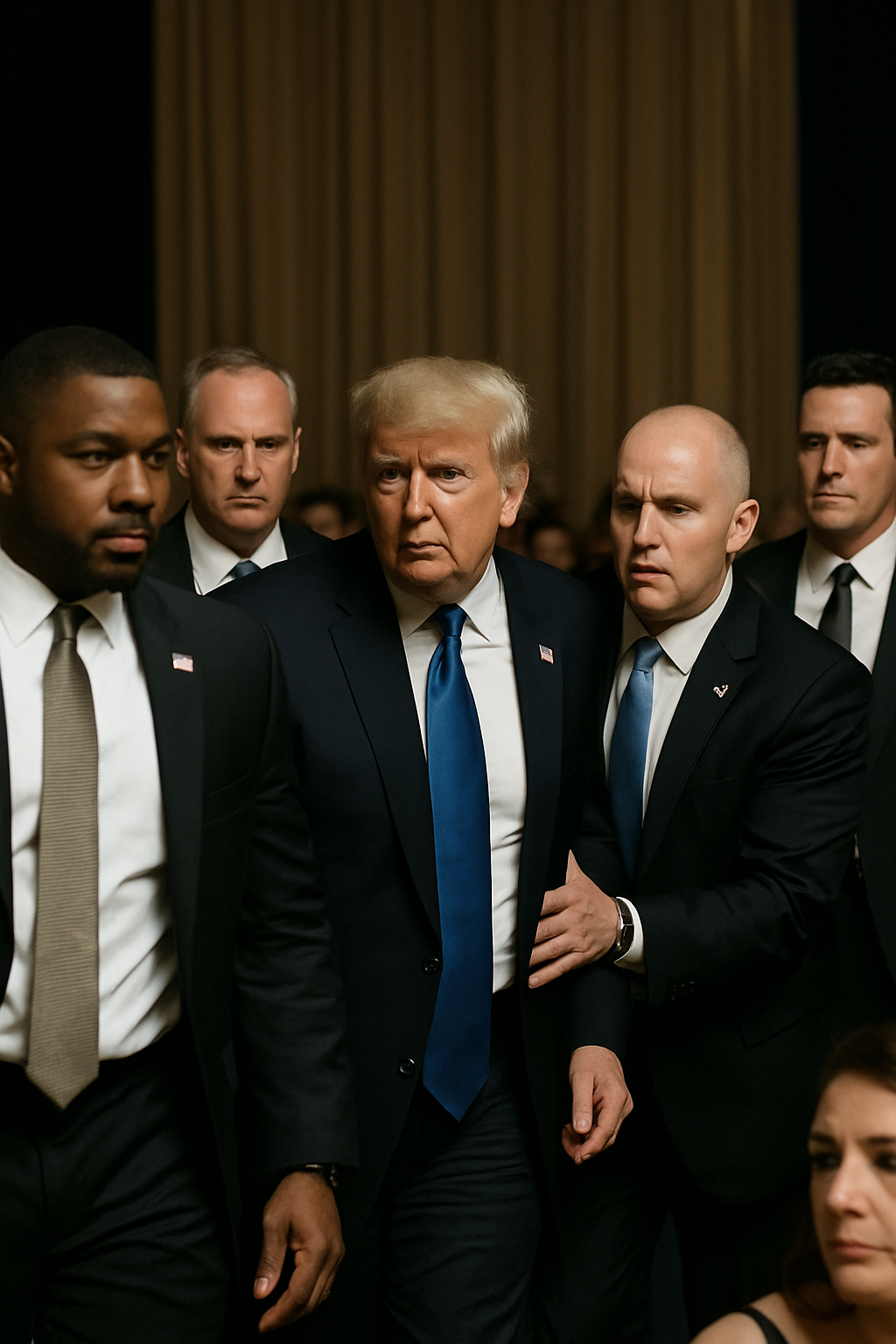 Trump y funcionarios evacuados tras escuchar ruidos en Cena de Corresponsales