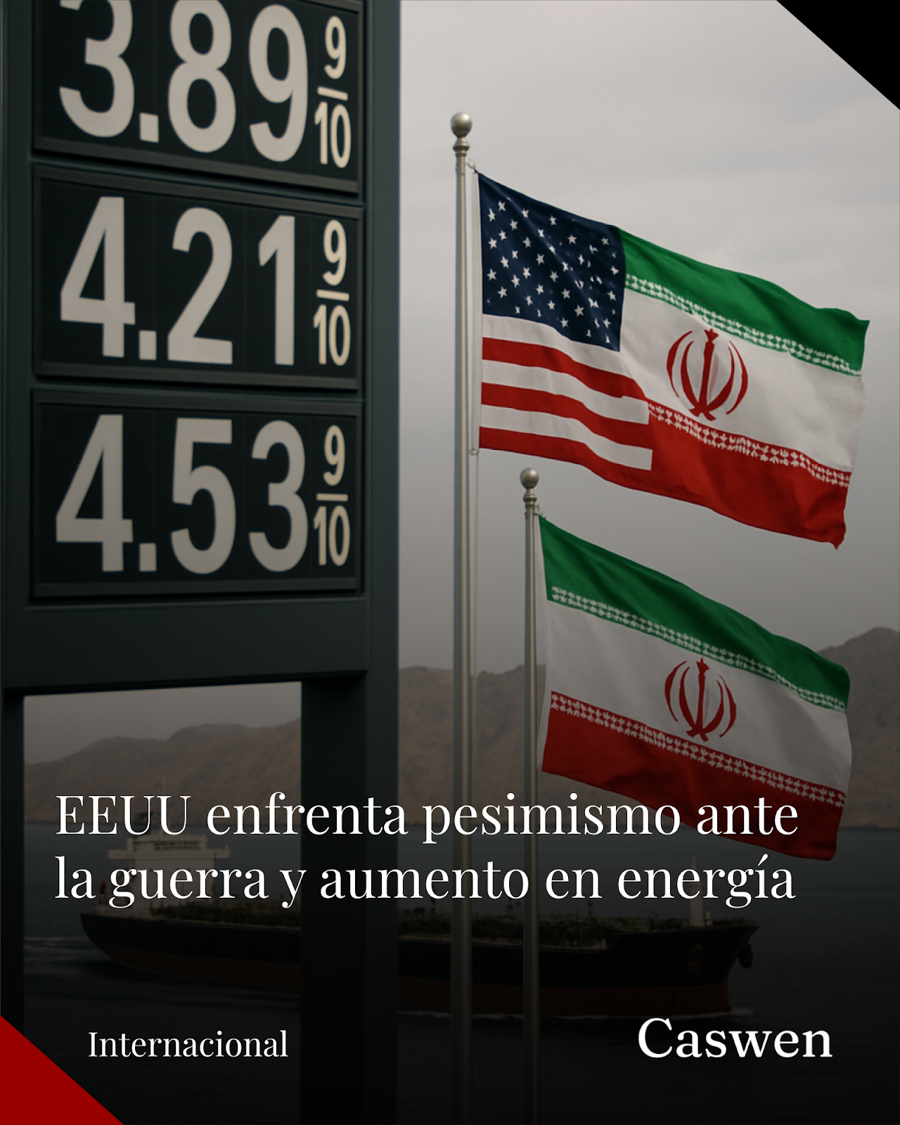 US public shows pessimism over Iran conflict amid rising energy costs