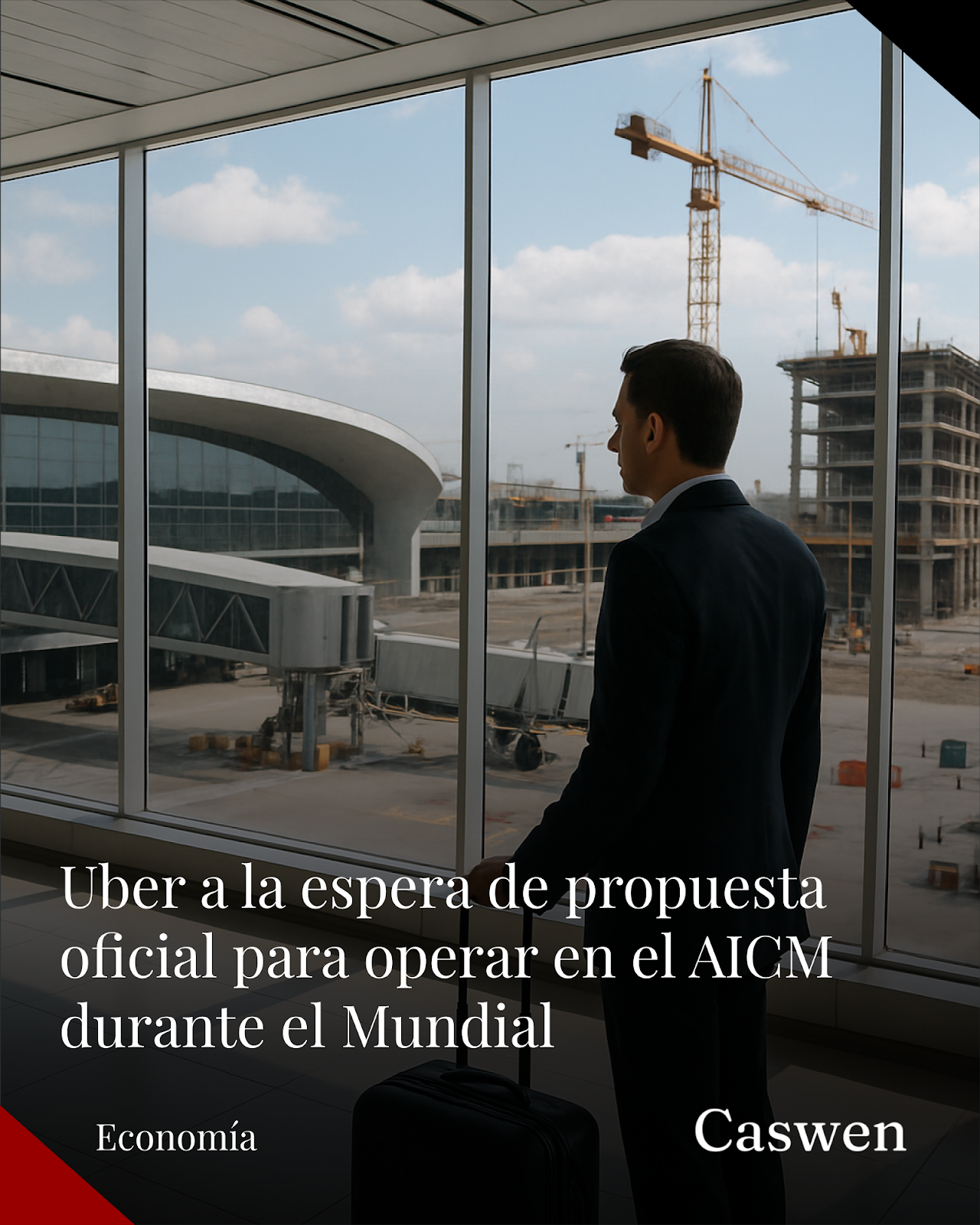 Uber aguarda propuesta oficial para operar en AICM durante Mundial 2026