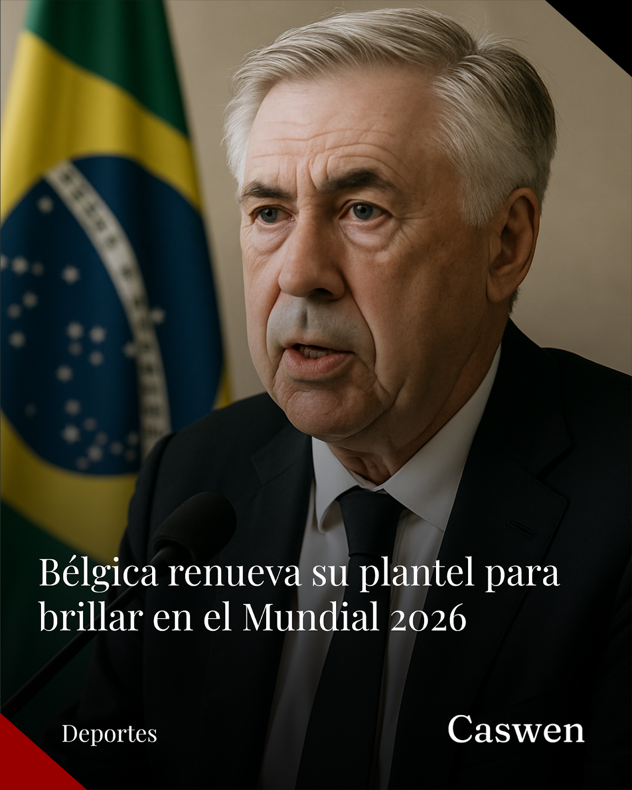 Bélgica presenta su lista para resarcirse en el Mundial 2026