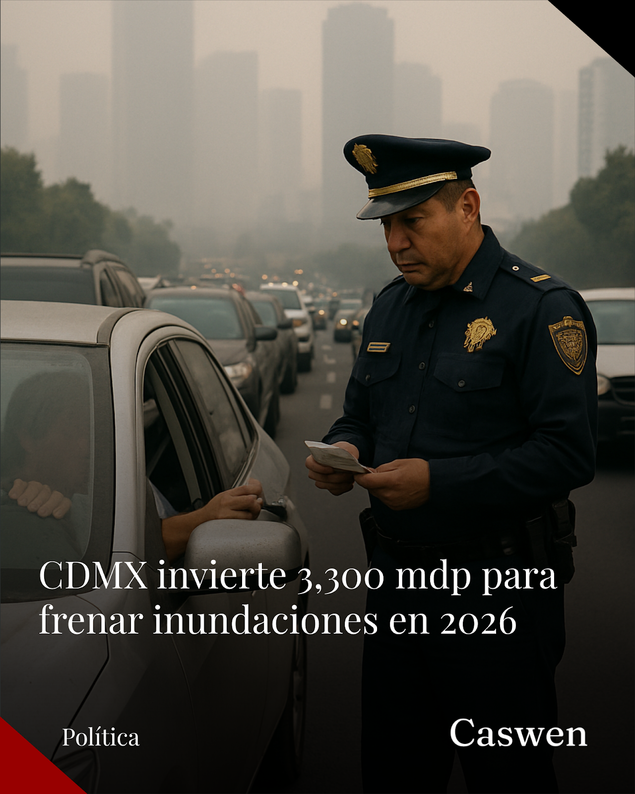 CDMX incrementa a 3,300 mdp inversión contra inundaciones para 2026