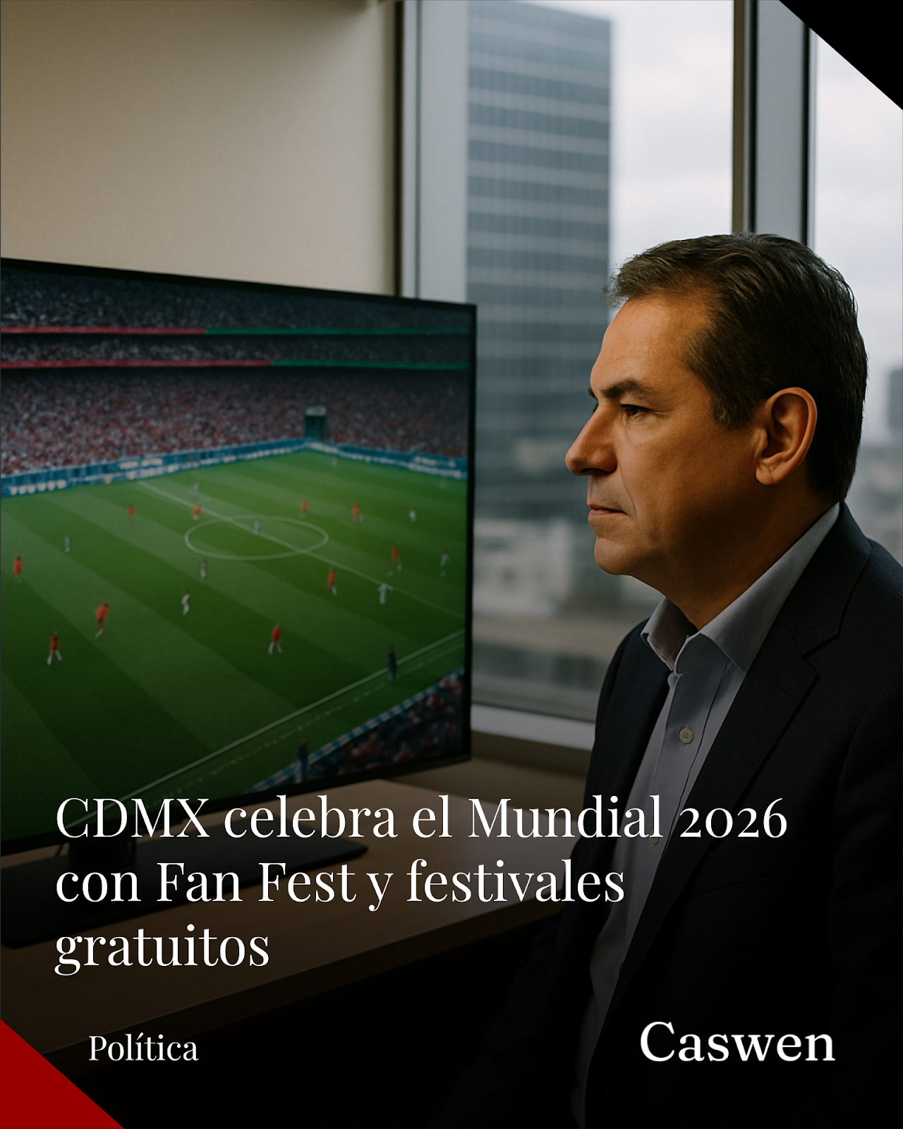 CDMX ofrecerá transmisiones y festivales gratuitos por Mundial 2026