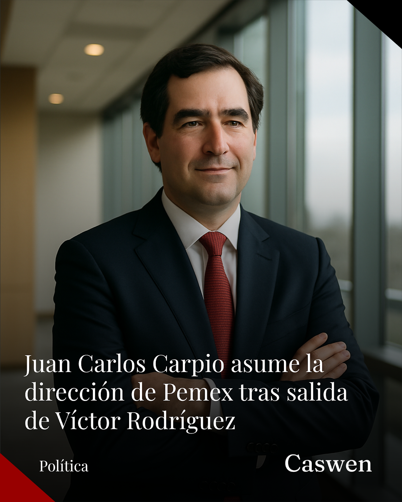 Claudia Sheinbaum nombra a Juan Carlos Carpio como nuevo director de Pemex