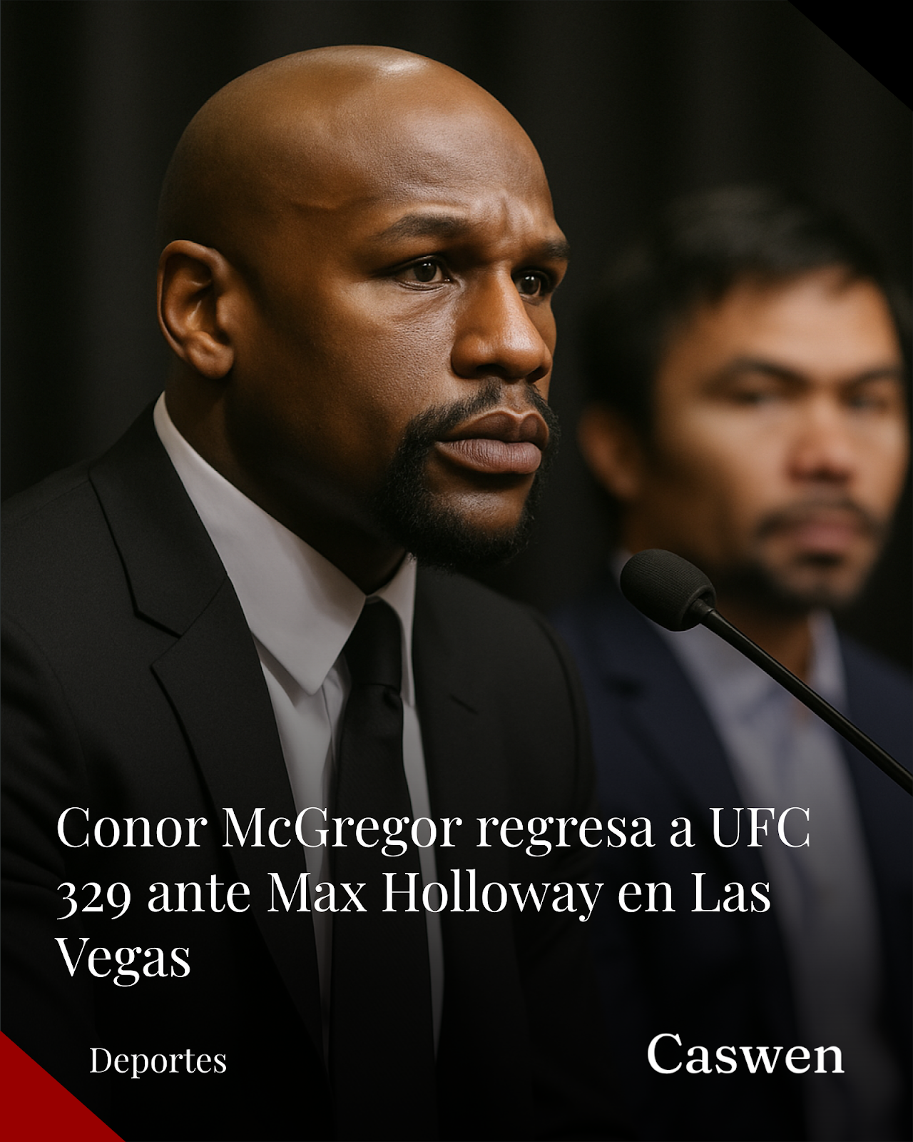 Conor McGregor regresa al UFC 329 contra Max Holloway en Las Vegas