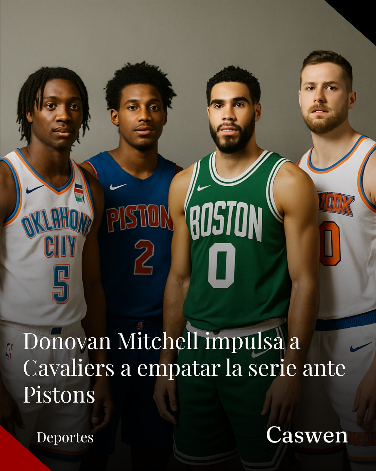 Donovan Mitchell lidera a los Cavaliers para empatar serie ante Pistons