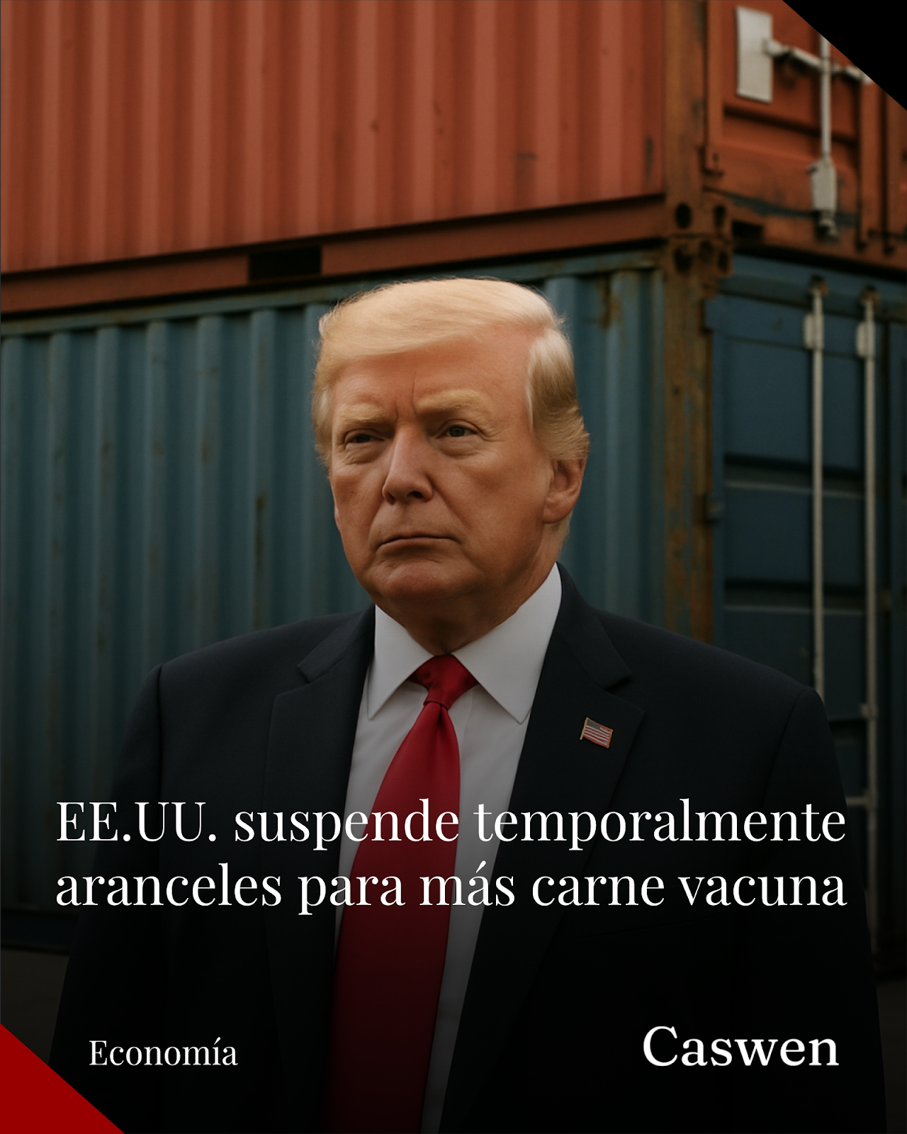 EE.UU. suspenderá temporalmente aranceles para aumentar importación de carne vacuna
