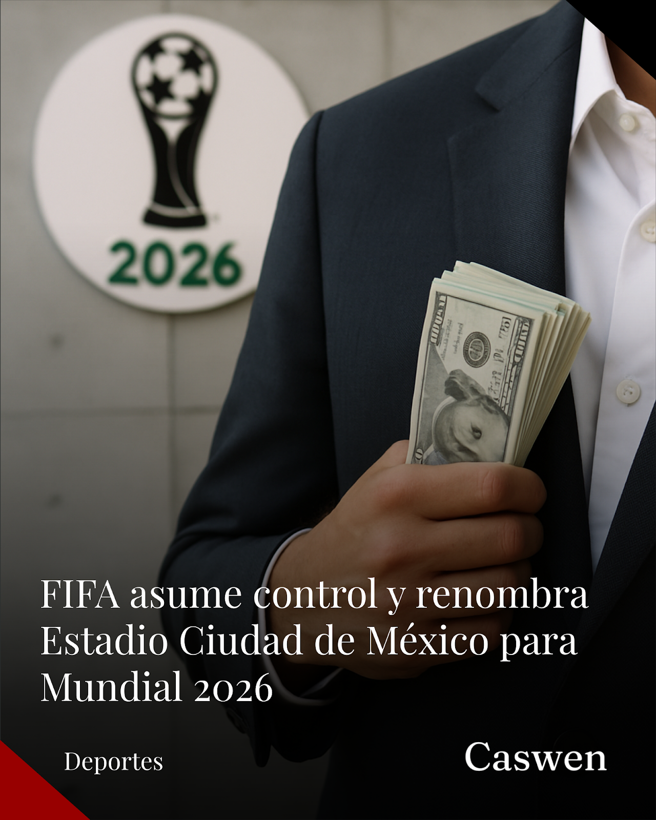 FIFA asume control del Estadio Banorte y cambia su nombre para Mundial 2026