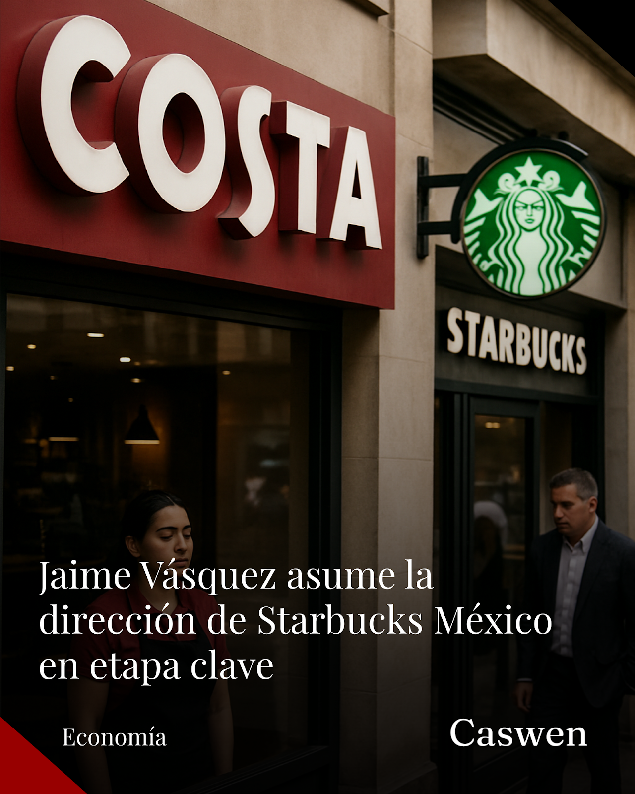 Jaime Vásquez asumirá la dirección de Starbucks México tras salida de Francisco Tosso