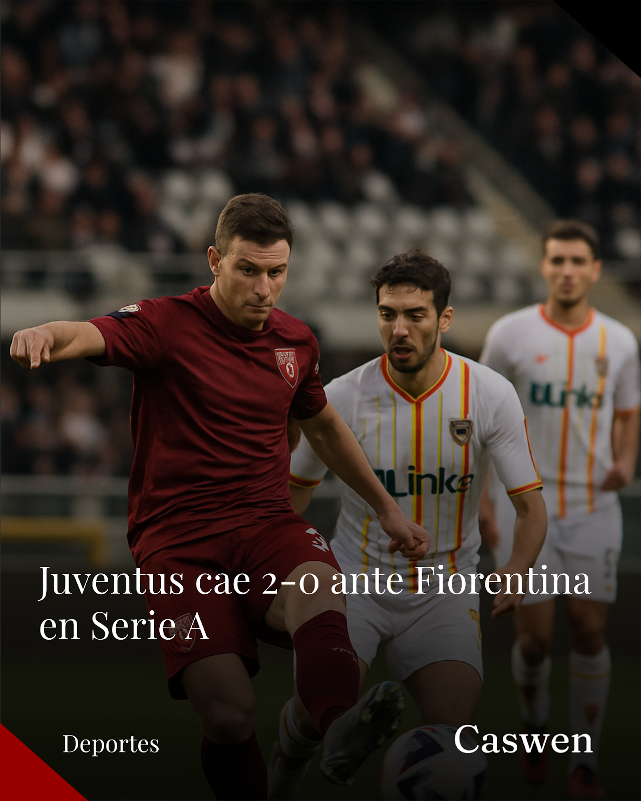 Juventus cae 2-0 ante Fiorentina en una discreta presentación en Serie A