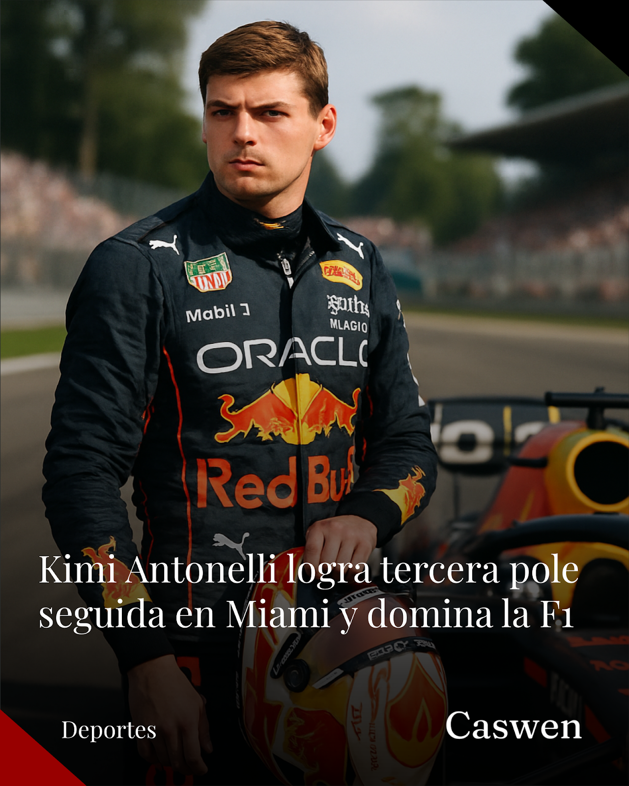 Kimi Antonelli logra su tercera pole consecutiva en Miami