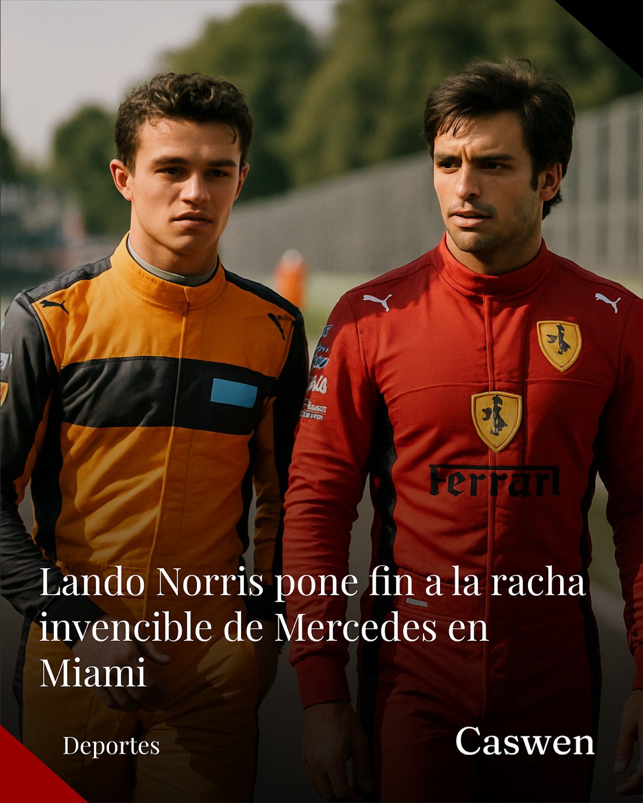 Lando Norris vence en Miami y pone fin a la racha imbatible de Mercedes