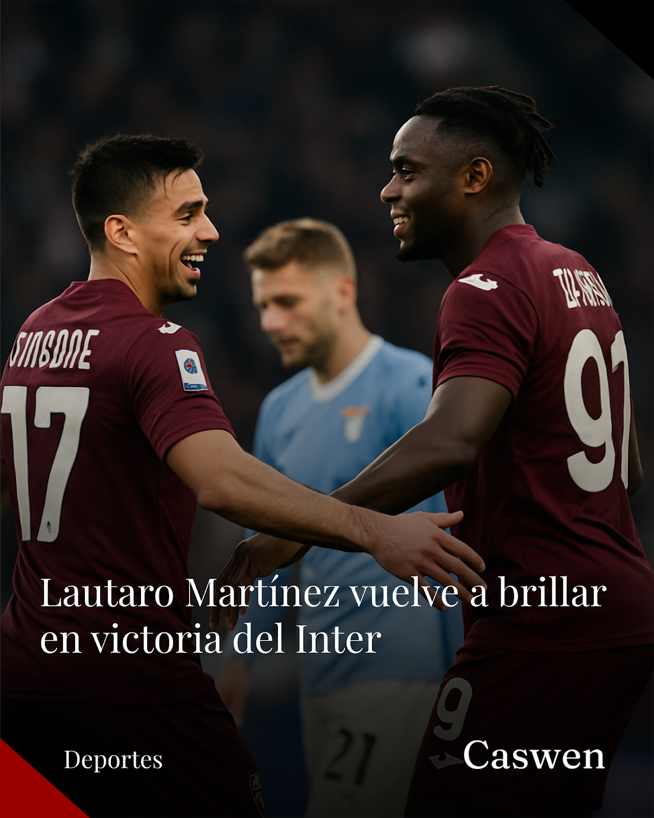 Lautaro Martínez marca gol clave en victoria del Inter sobre Lazio