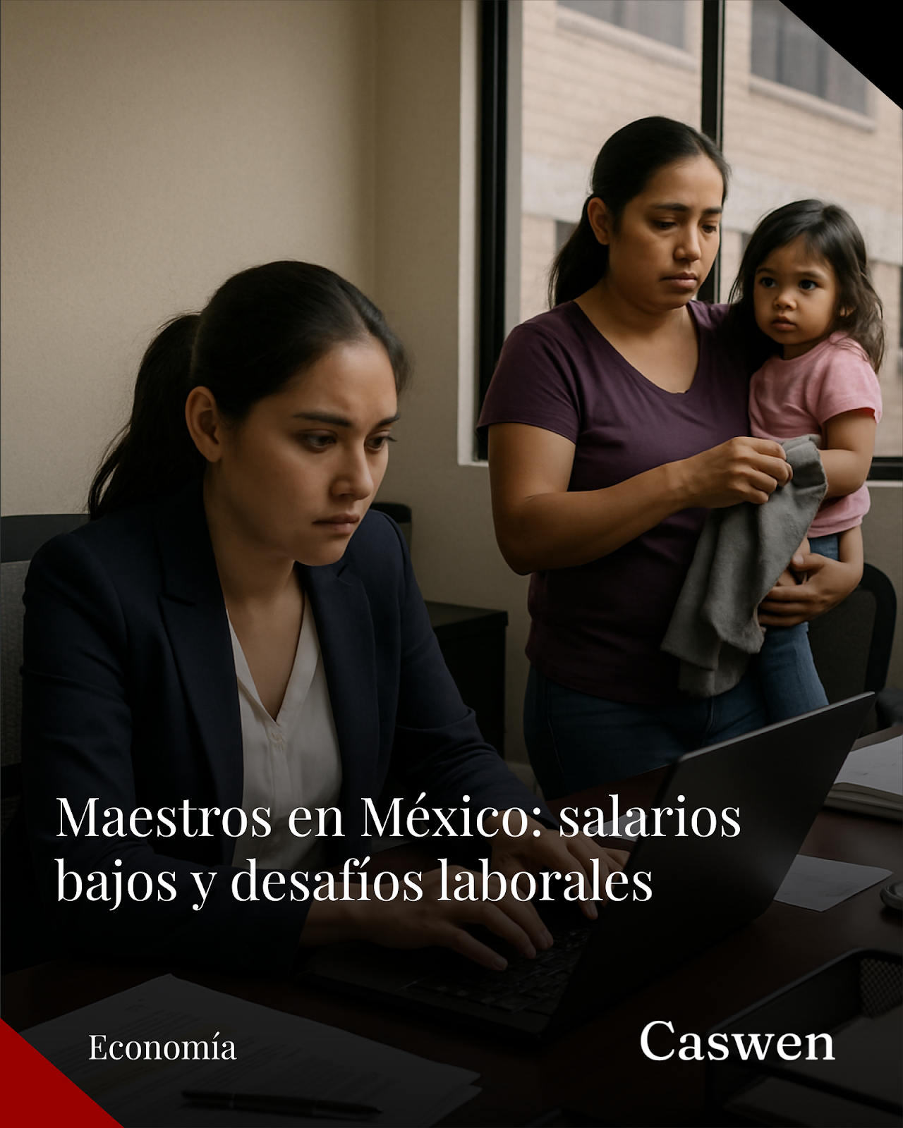 Maestros en México enfrentan salarios bajos, algunos por debajo del mínimo