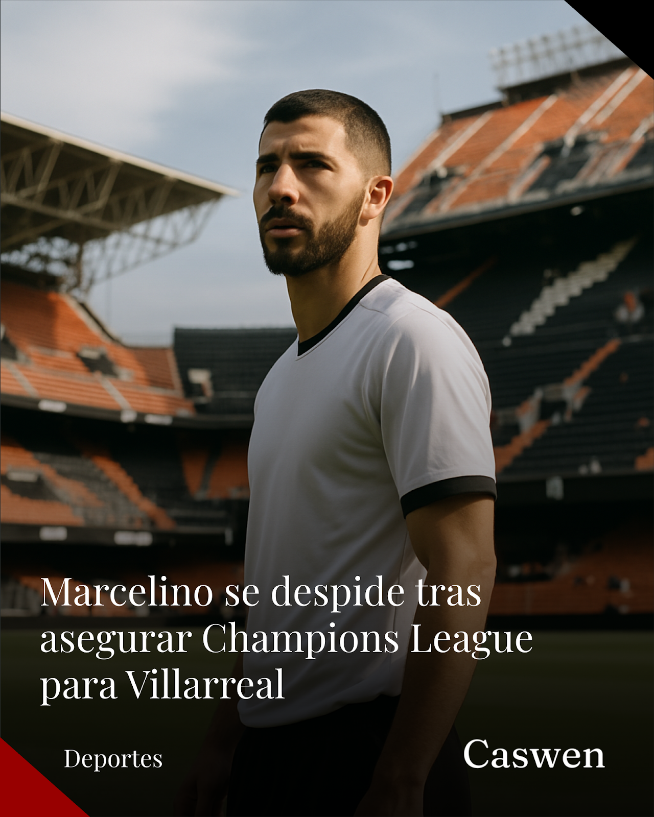Marcelino dejará Villarreal tras asegurar nuevo pase a Champions League