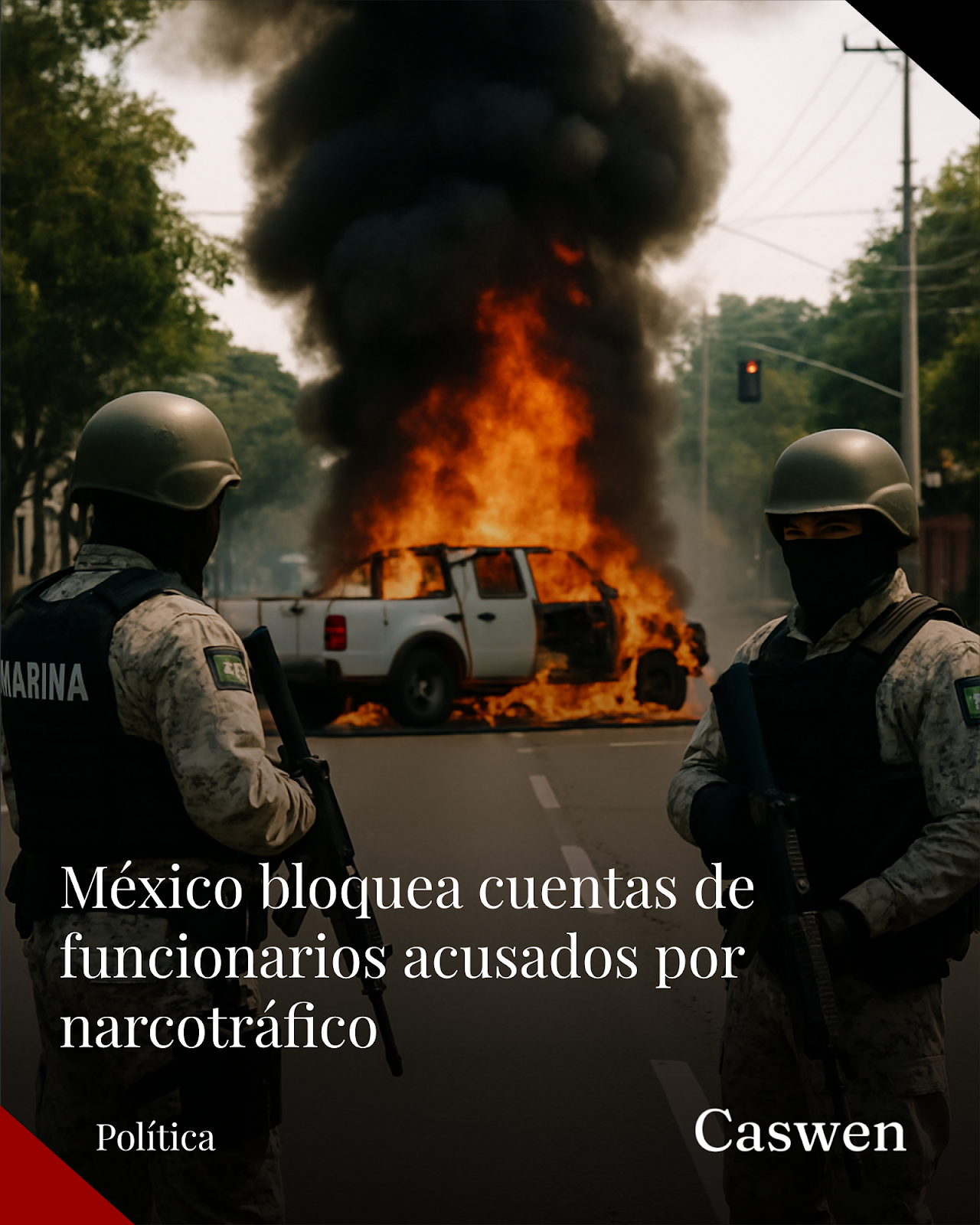 México bloquea cuentas de funcionarios de Sinaloa acusados por EE.UU. de narcotráfico