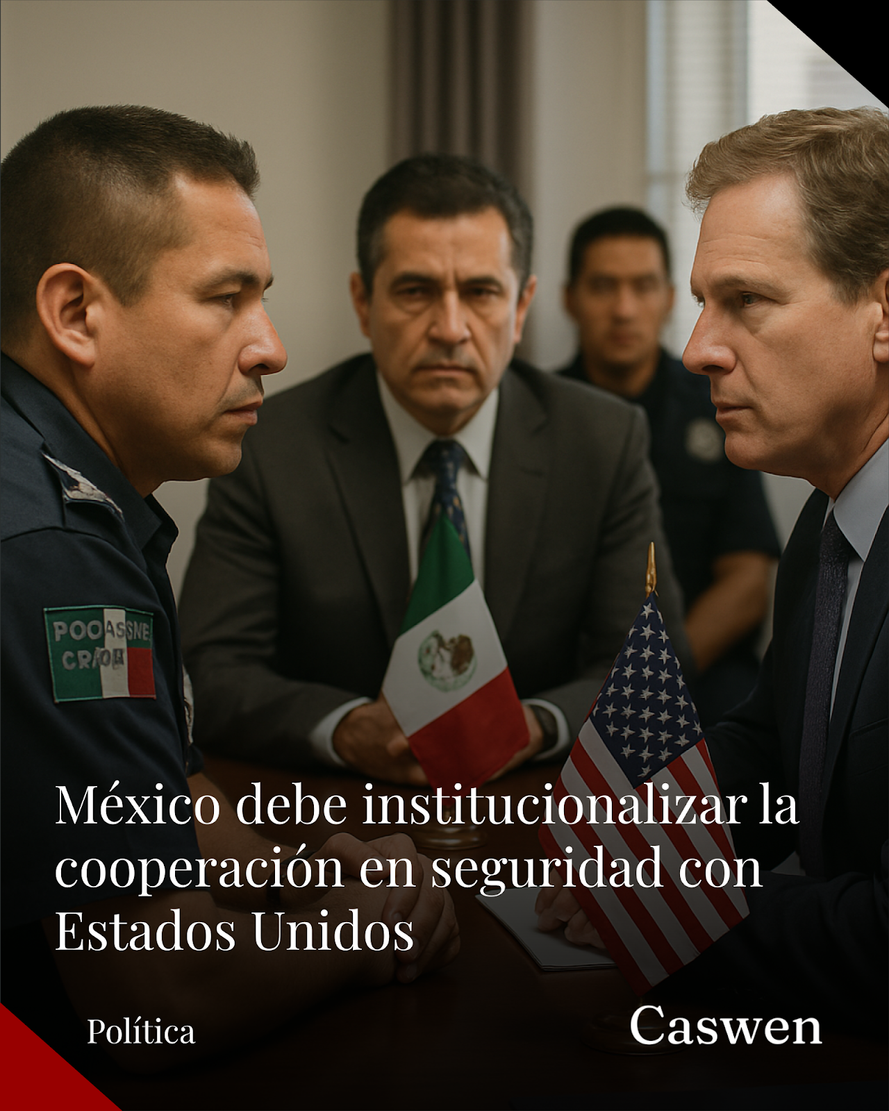 México debe formalizar cooperación en seguridad con EU para evitar riesgos