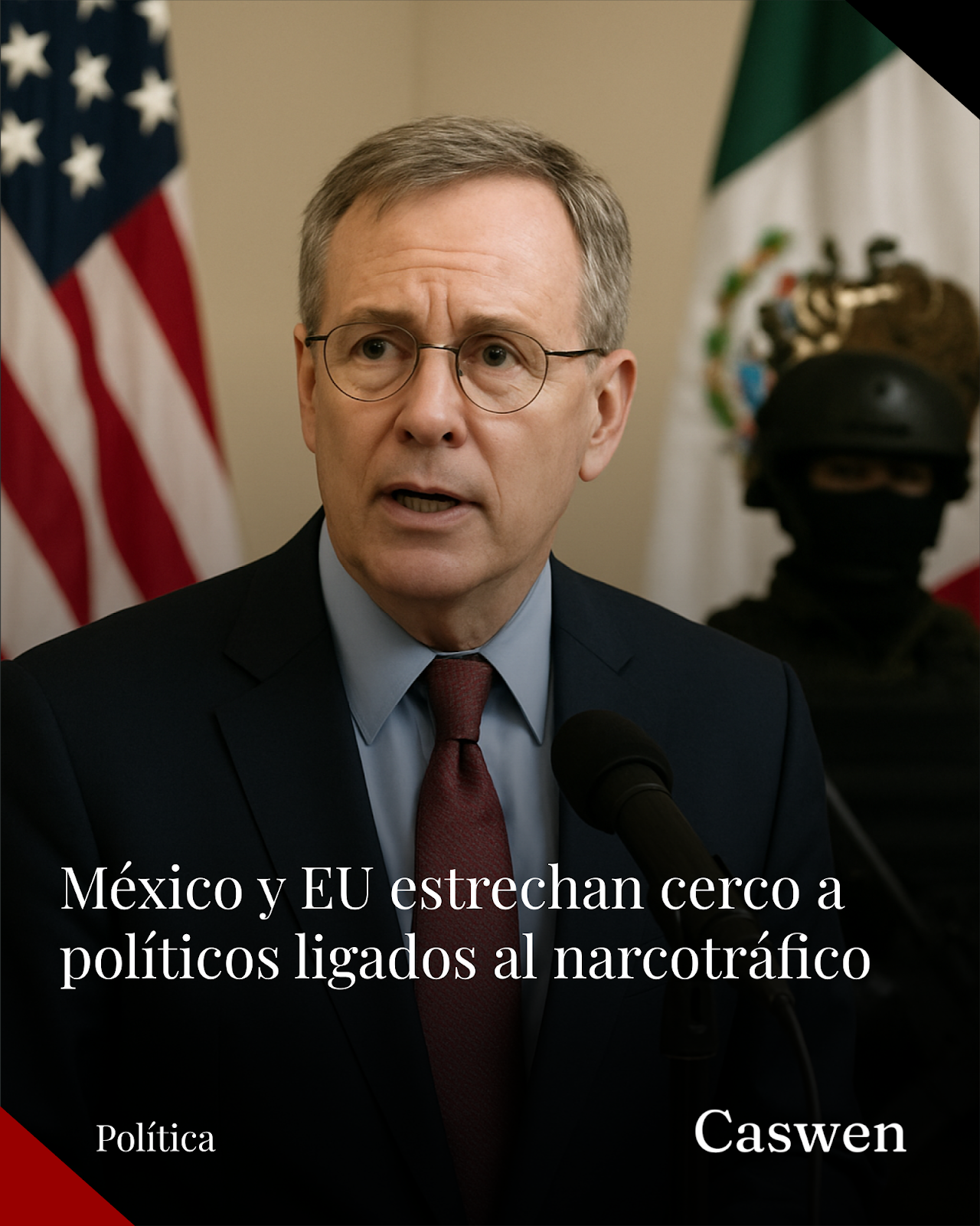 México y EU avanzan contra políticos vinculados con narcotráfico en Sinaloa