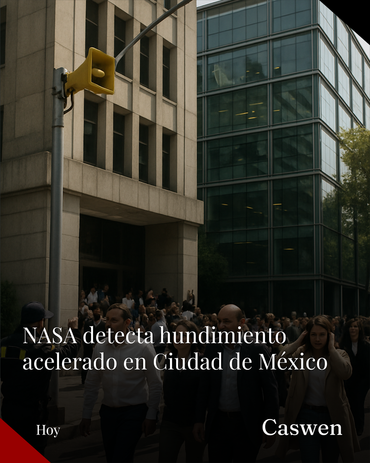 NASA e India detectan hundimiento acelerado en zonas de Ciudad de México