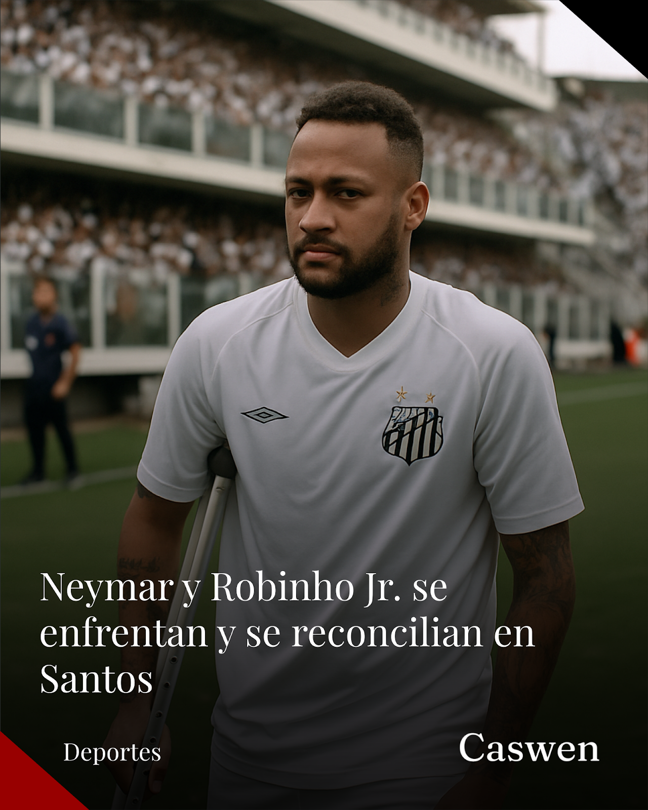 Neymar y Robinho Jr. protagonizan pelea durante entrenamiento del Santos