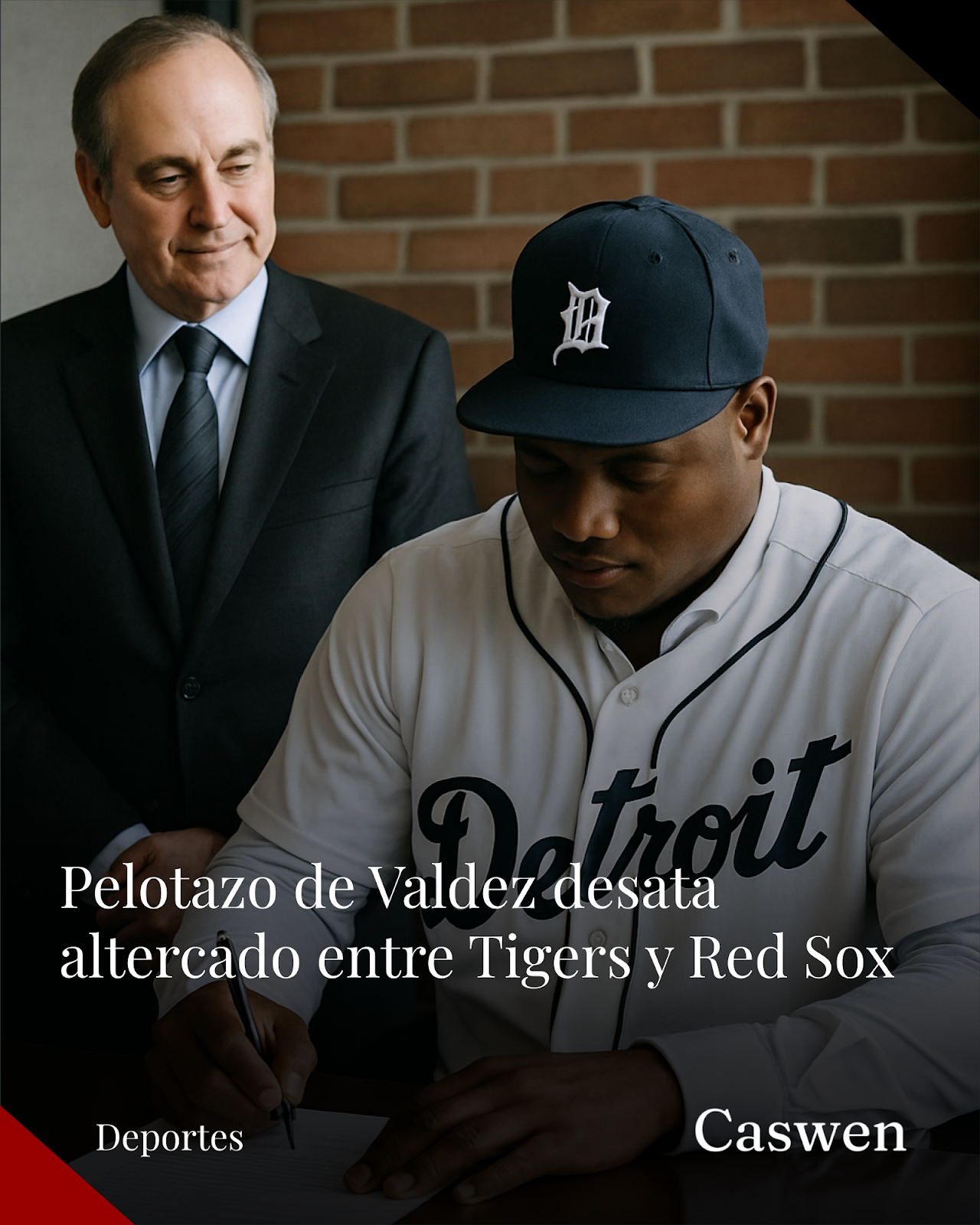 Pelotazo de Framber Valdez desata altercado entre Tigers y Red Sox