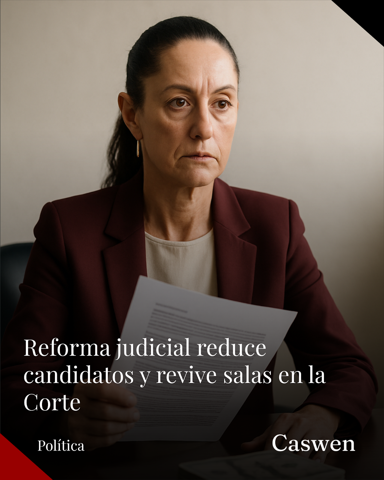 Reforma judicial de Sheinbaum propone reducir candidatos y restablecer salas en la Corte