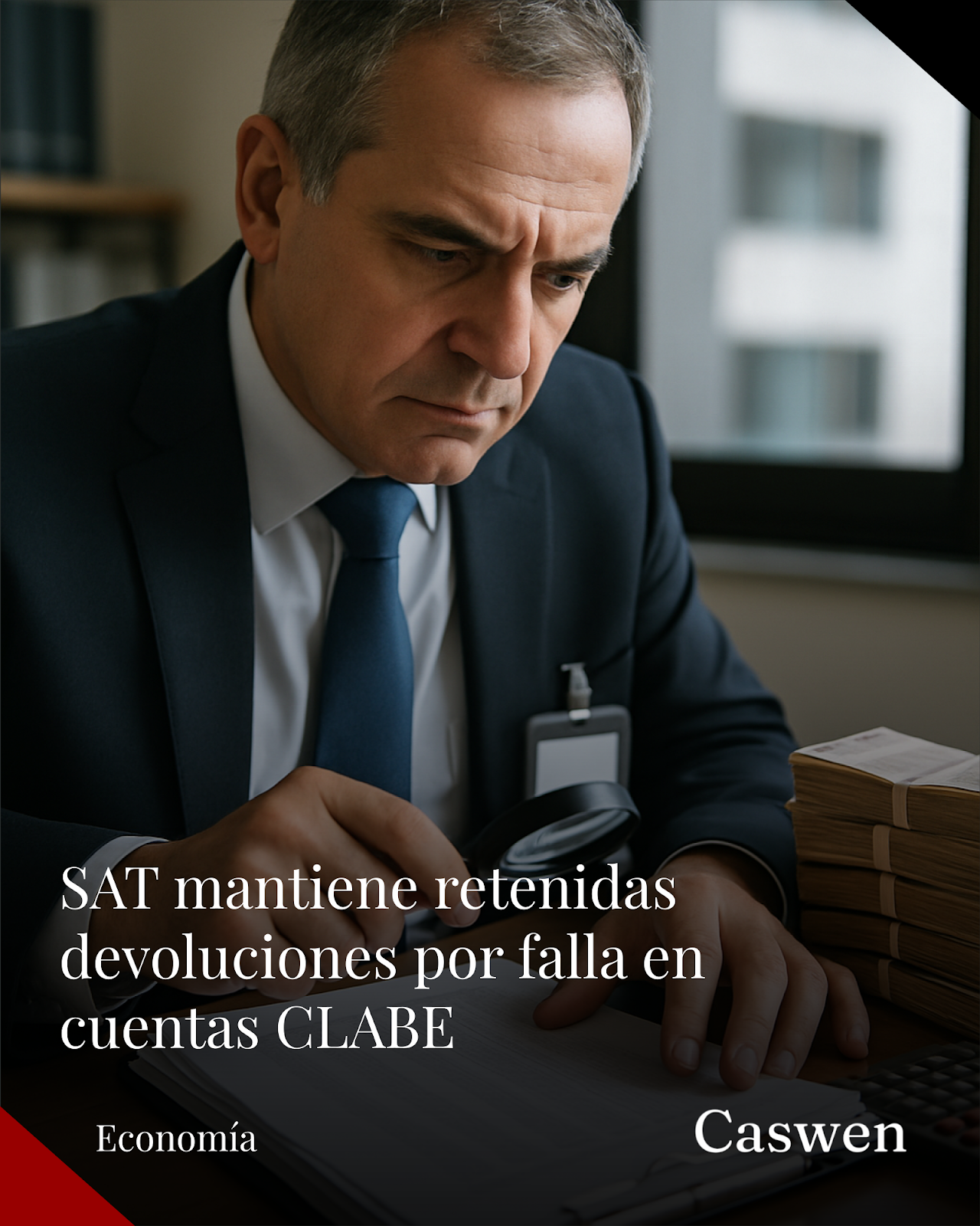 SAT retrasa devolución de impuestos a más de 3 millones de contribuyentes por inconsistencias bancarias