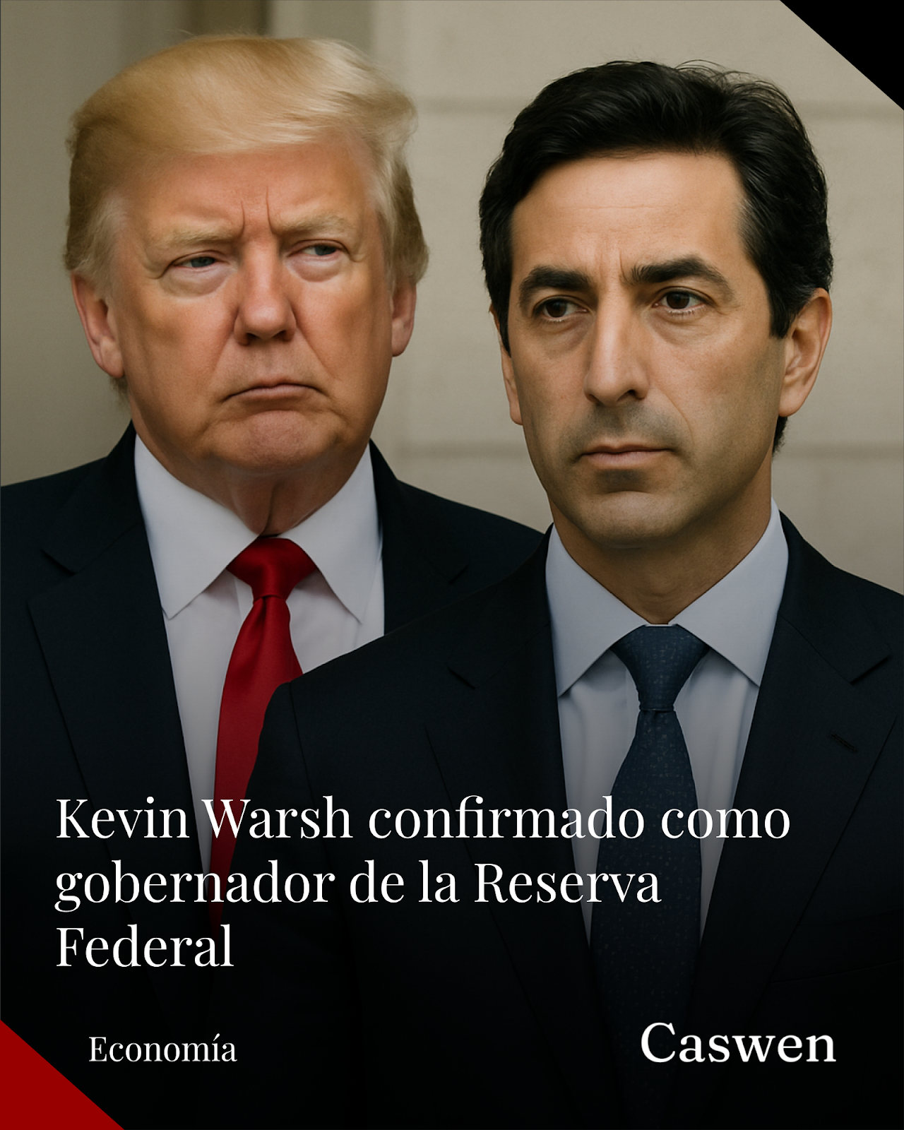 Senado de EU aprueba a Kevin Warsh como nuevo gobernador de la Fed