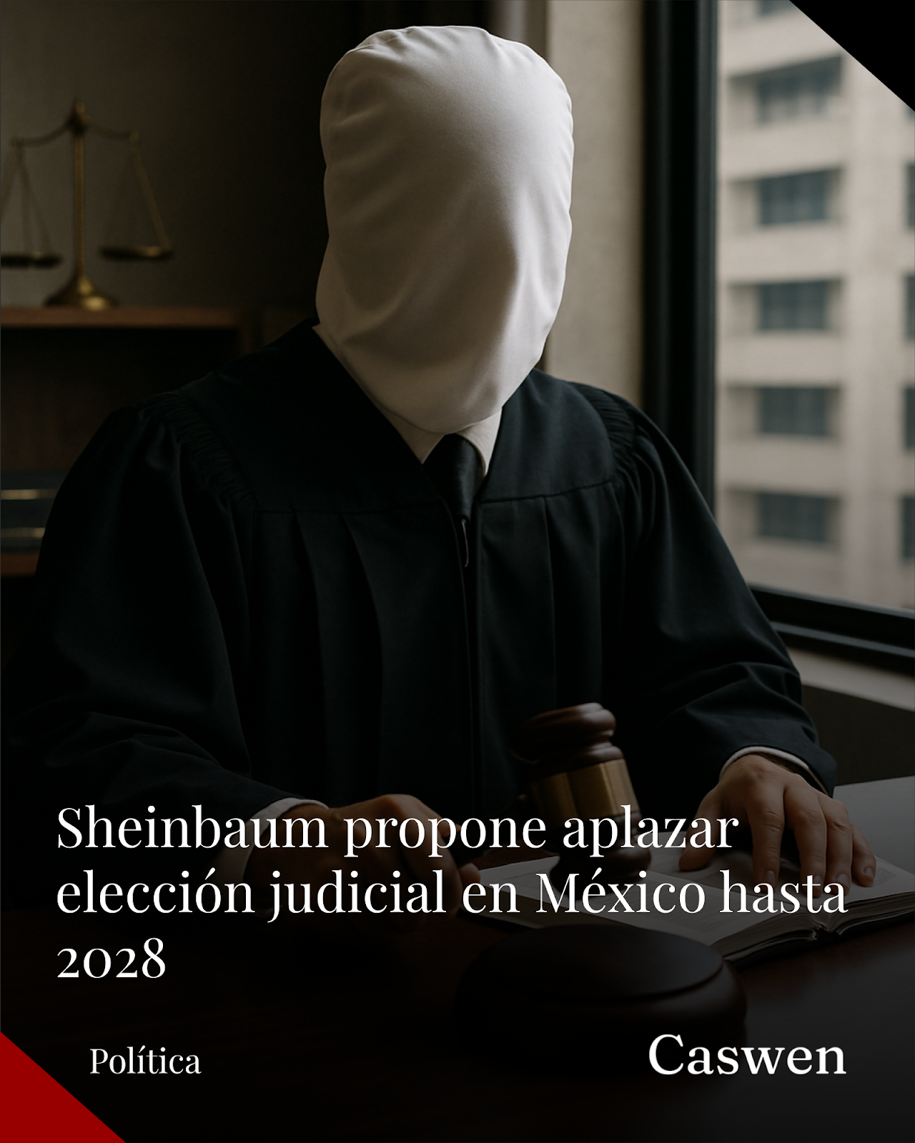 Sheinbaum propone aplazar elección judicial en México hasta 2028