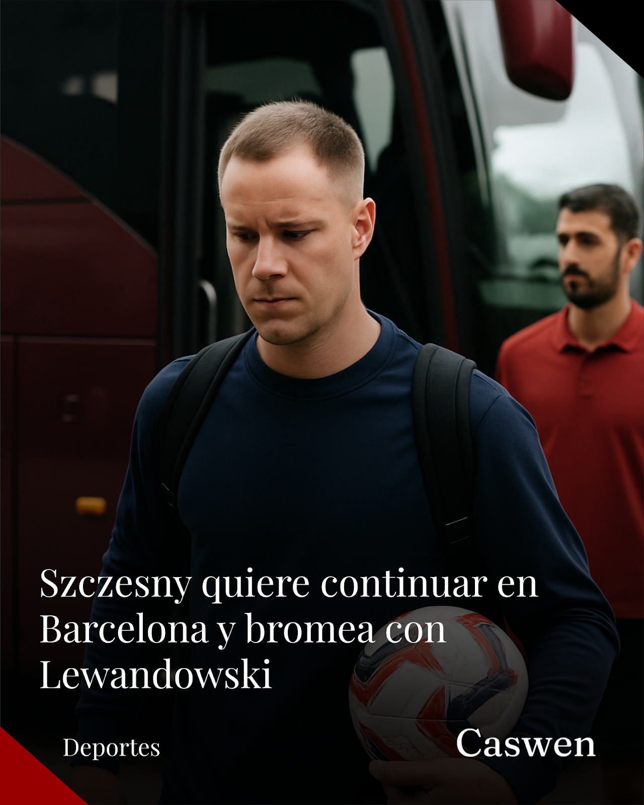 Szczesny confirma su intención de seguir en Barcelona y bromea sobre el futuro de Lewandowski