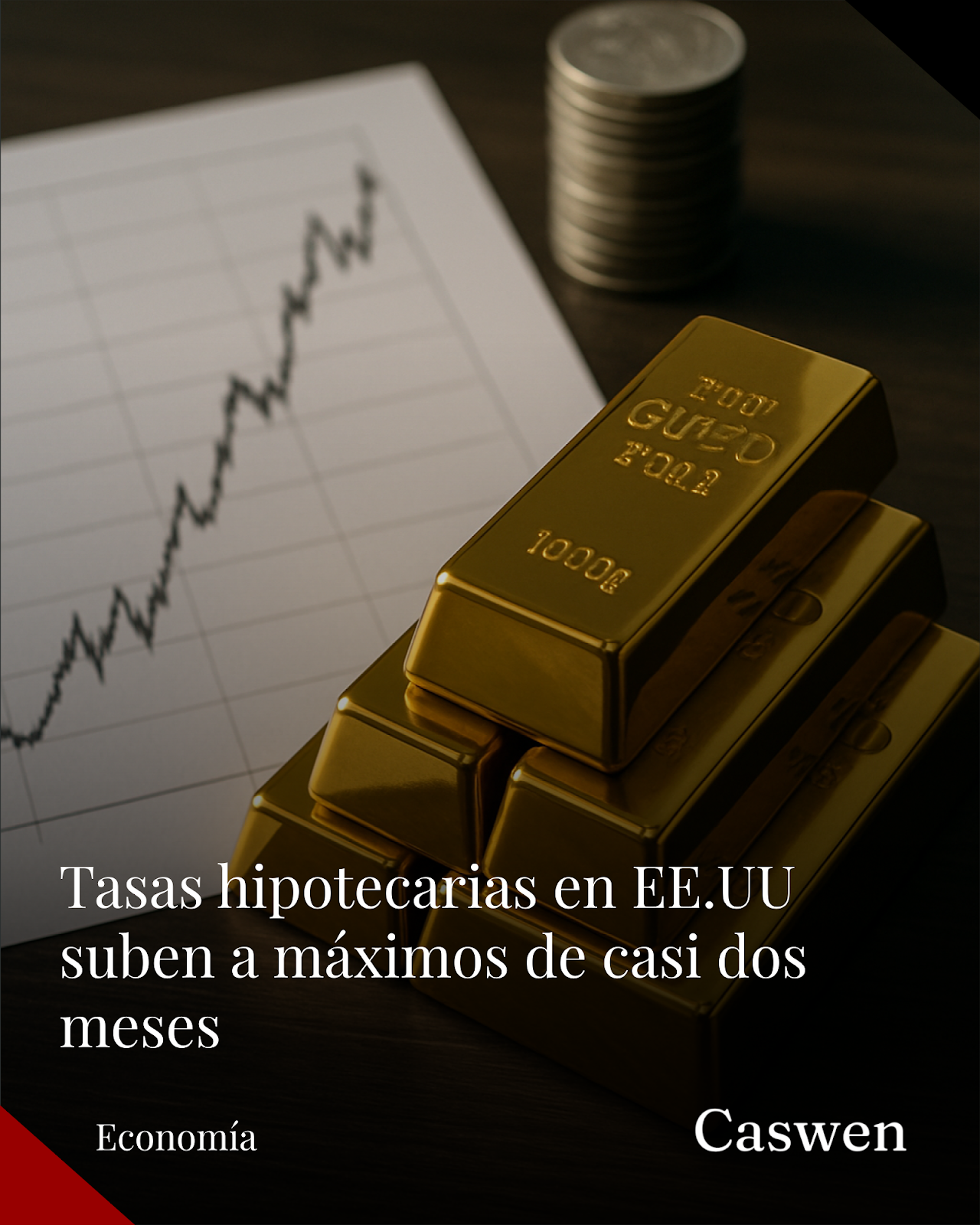 Tasas hipotecarias en EE.UU. alcanzan máximos de casi dos meses