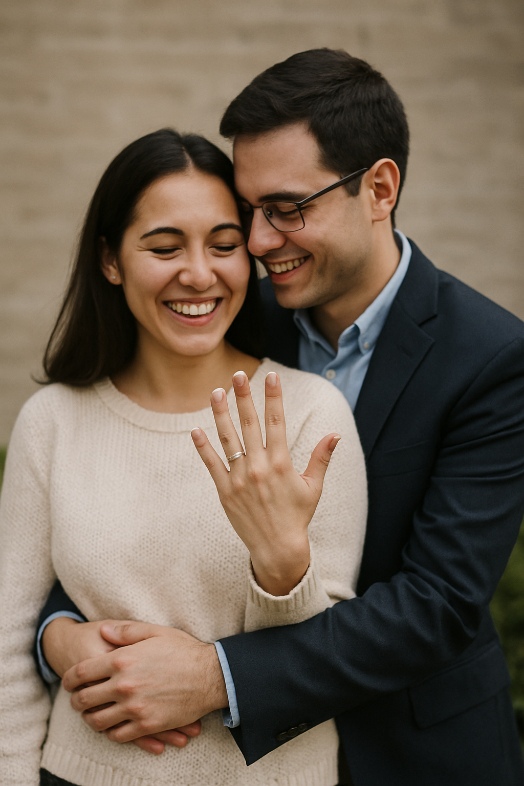 Universitarios Pamela y Rodrigo se casan tras propuesta inesperada