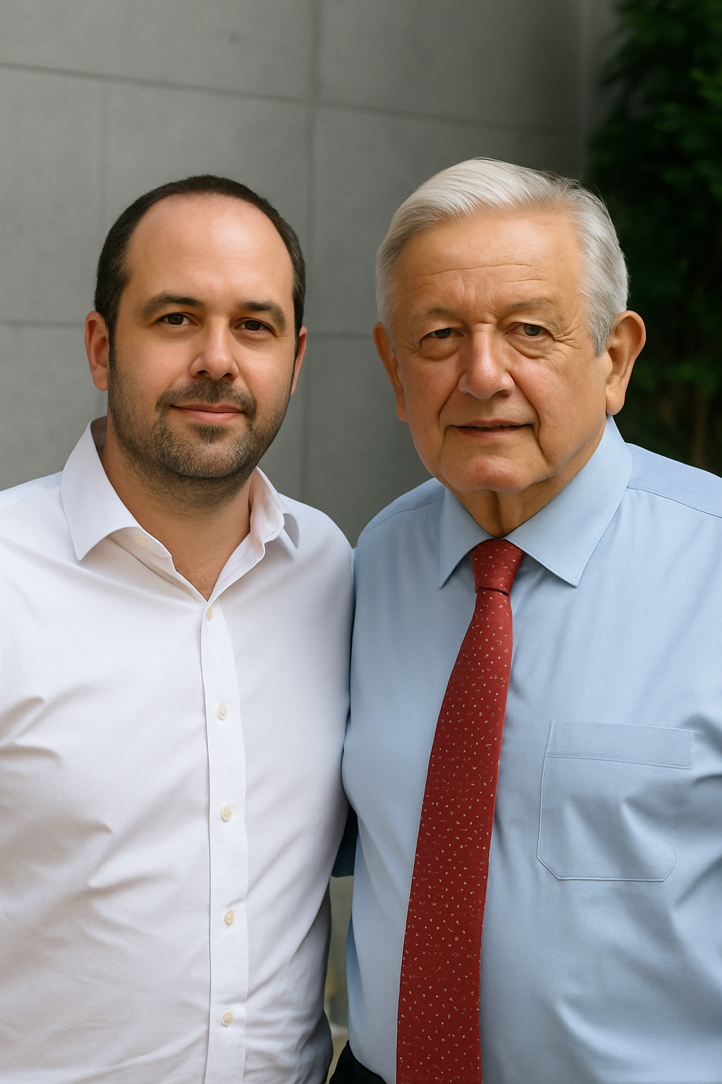 AMLO reaparece en foto con su hijo ‘Andy’, candidato a diputado por Tabasco