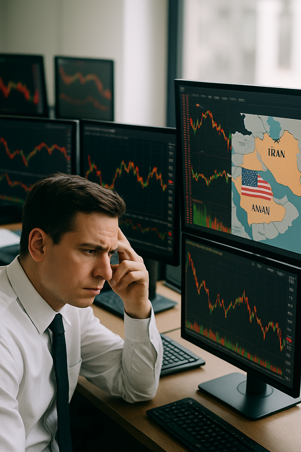 Acciones asiáticas bajan por tensiones con Irán; petróleo estable