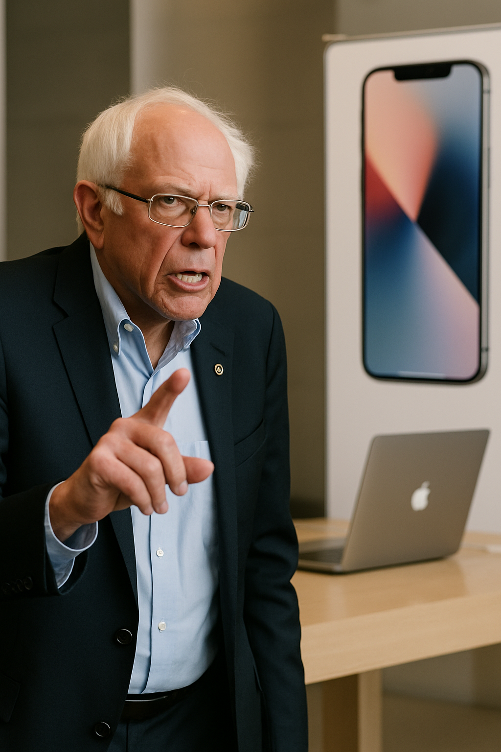Bernie Sanders califica de inaceptables los aumentos de precios en productos Apple