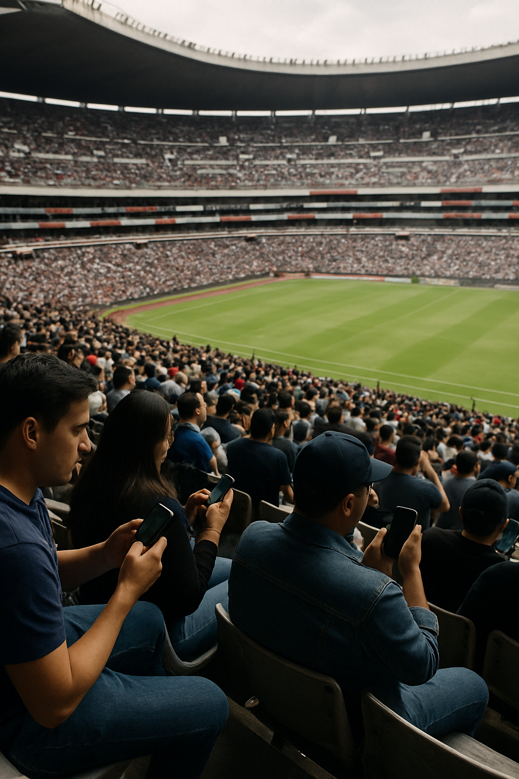 En 4 horas, Estadio Azteca consumió internet equivalente a 9,644 usuarios mensuales