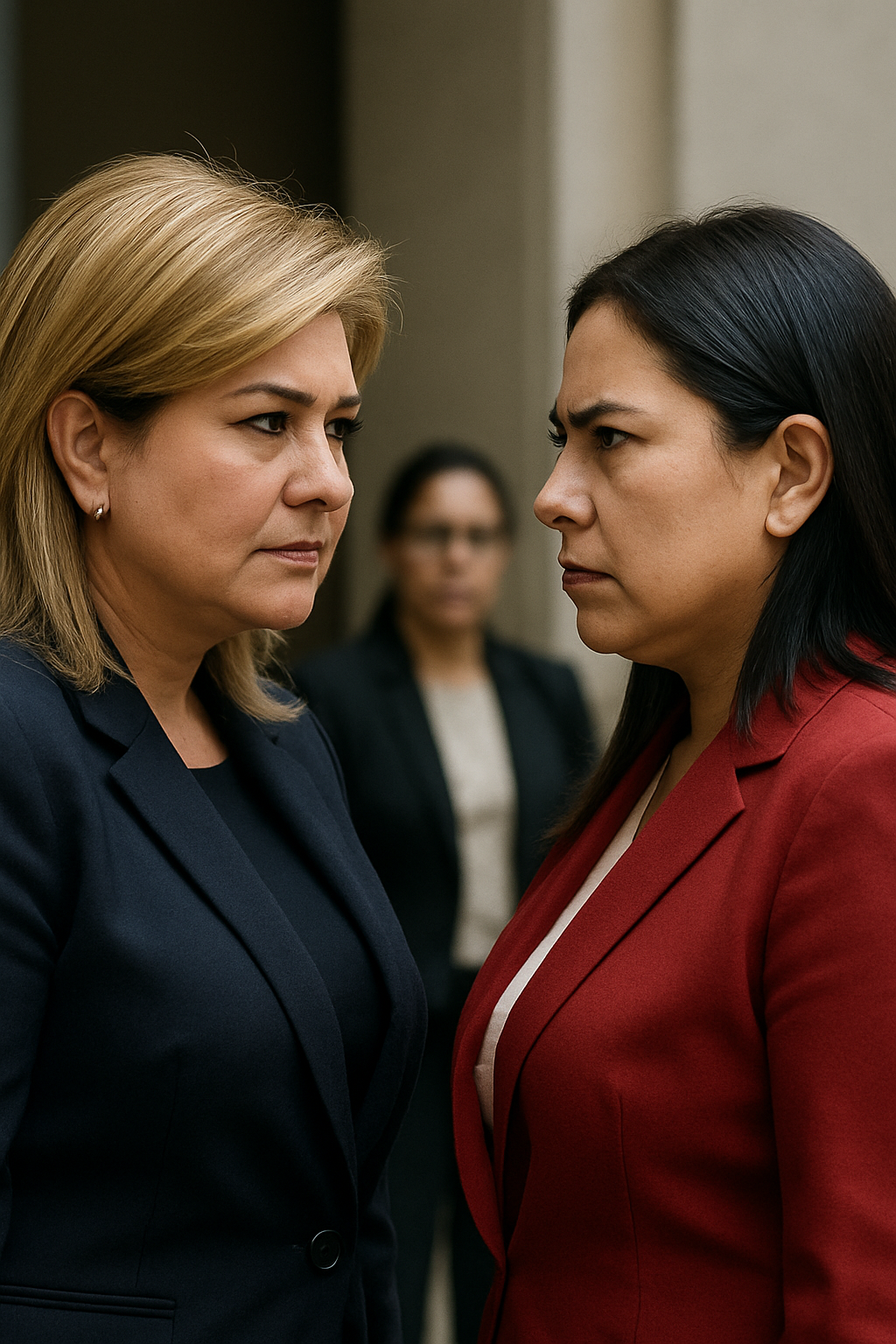Maru Campos y Ariadna Montiel enfrentan posiciones sobre soberanía y seguridad