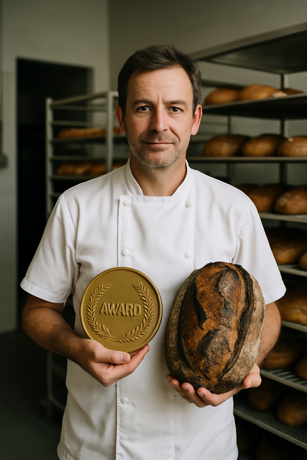 Richard Hart gana premio por innovación en panadería artesanal