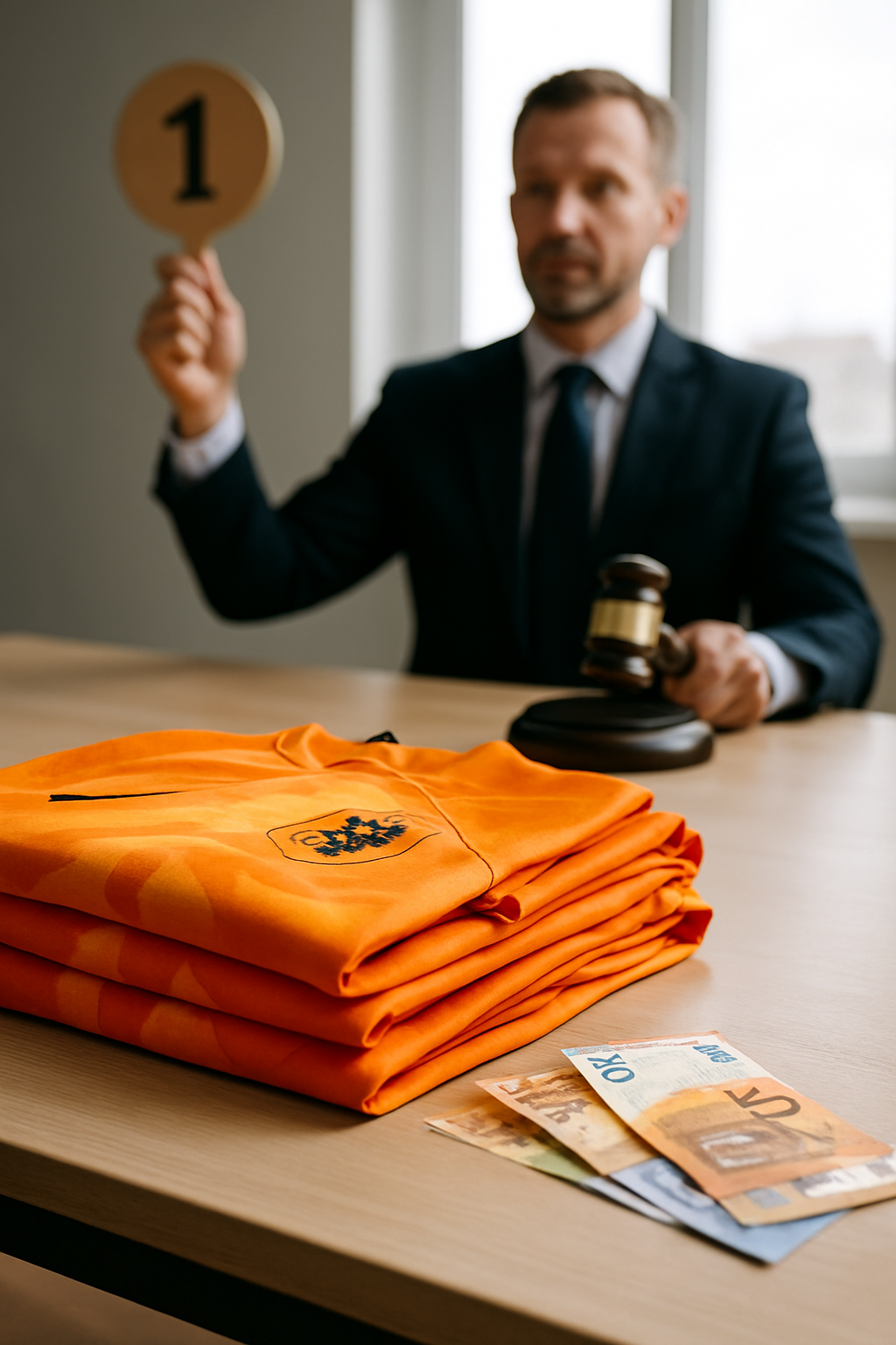 Subasta de camisetas neerlandesas en Mundial recauda más de 59,000 euros