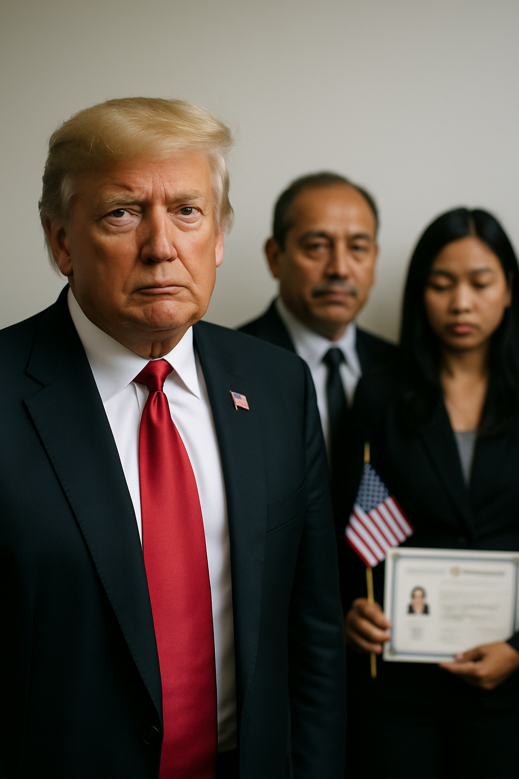 Trump inicia procesos para revocar ciudadanía a naturalizados por fraude migratorio