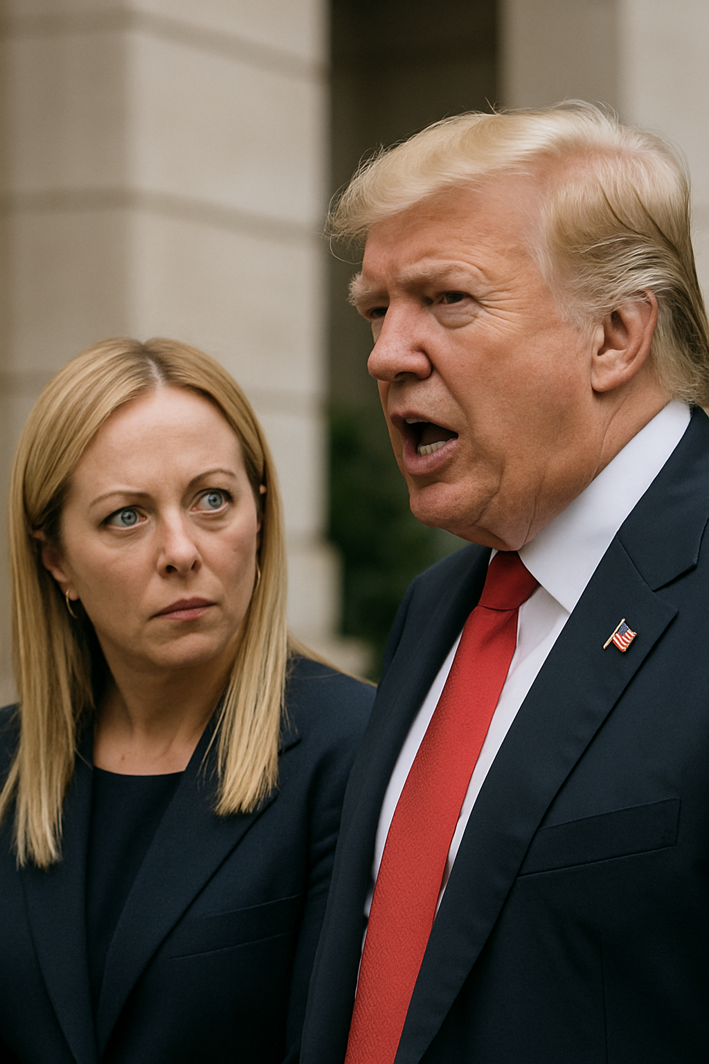 Trump intensifica ataques contra primera ministra italiana Meloni tras cumbre del G7