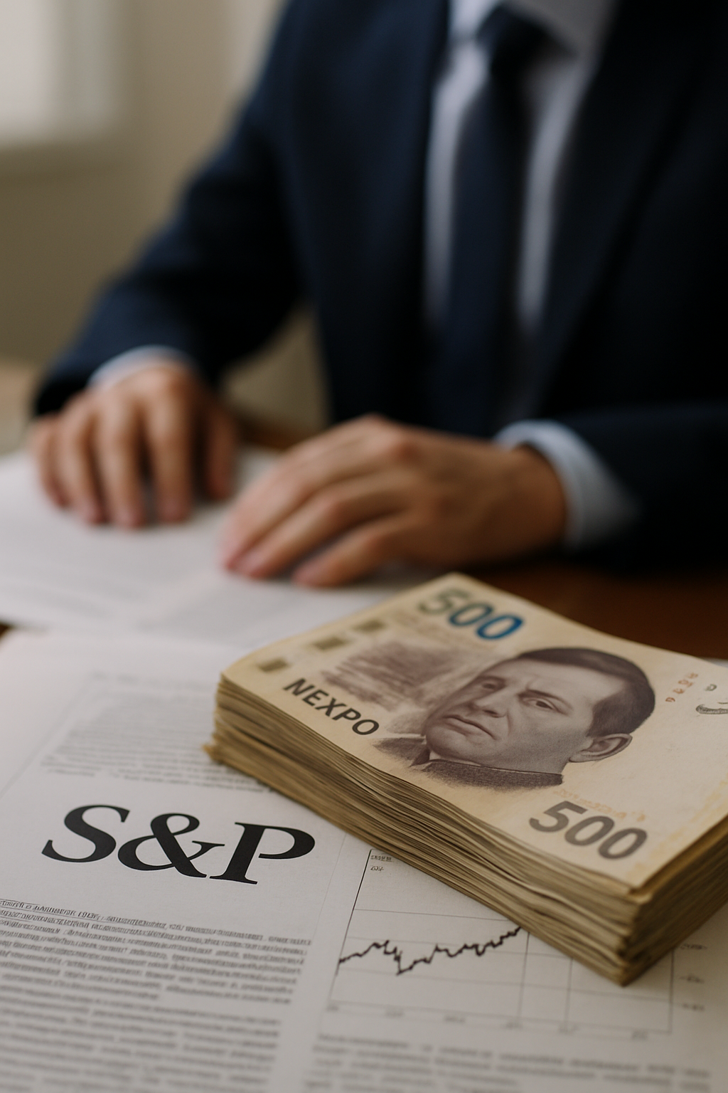 S&P advierte posible baja de la calificación crediticia de México en 24 meses