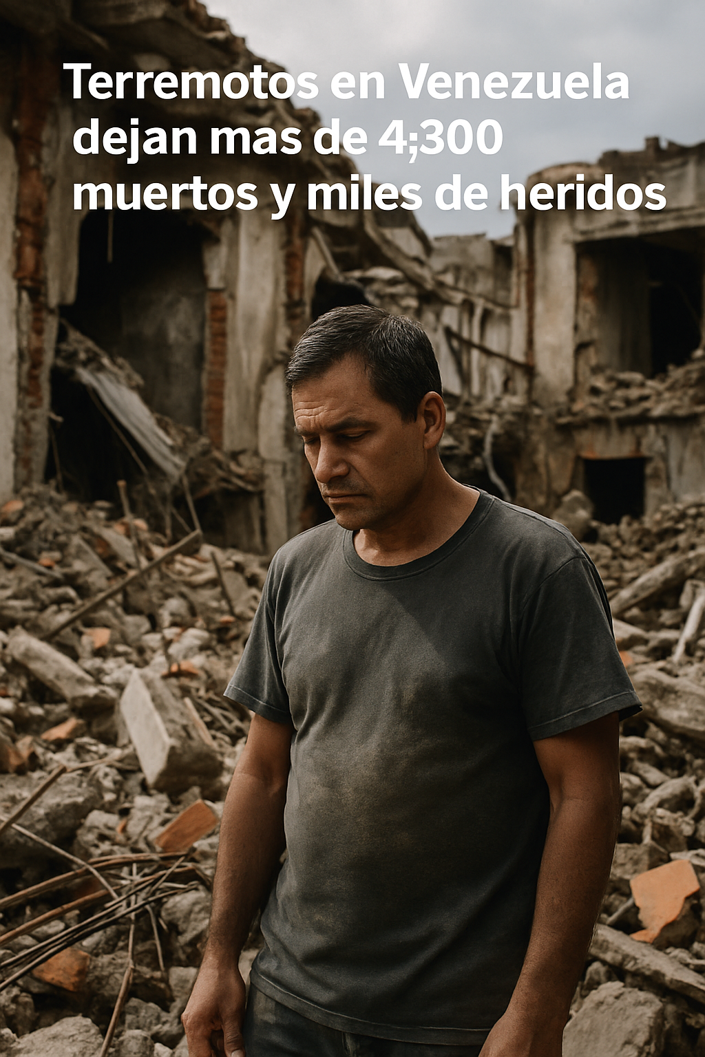 Terremotos en Venezuela dejan más de 4,300 muertos y miles de heridos