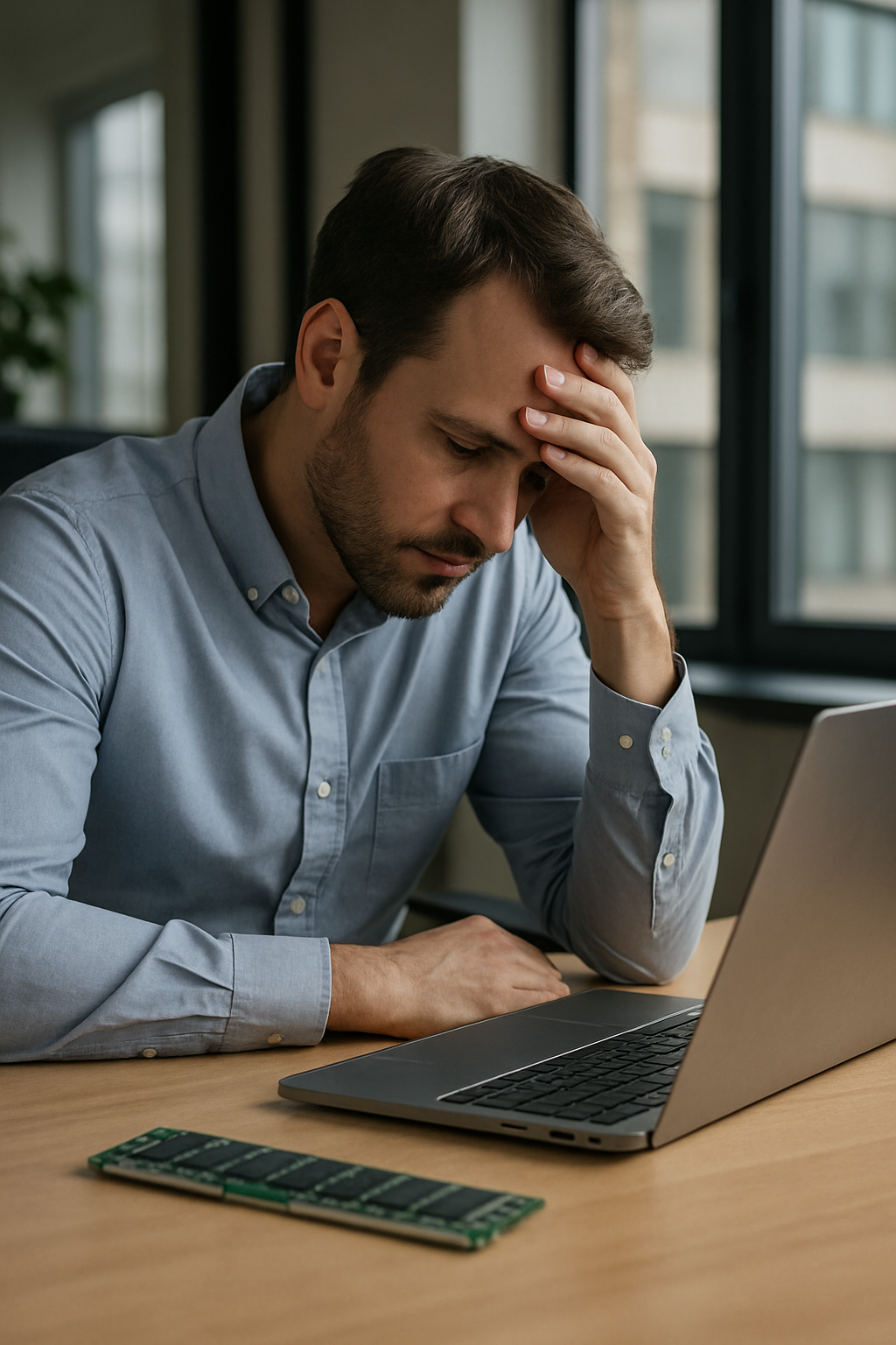 Ventas de computadoras disminuyen por escasez global de memoria RAM