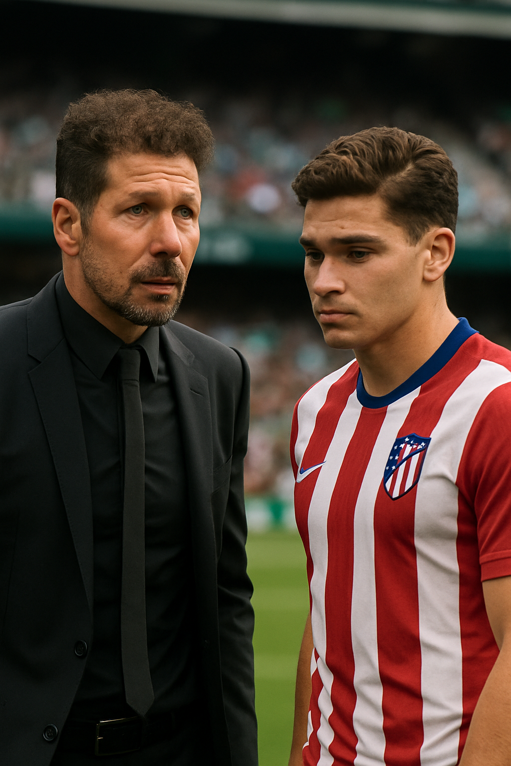 Julián Álvarez no entrena por tercera jornada y será baja ante el Sevilla
