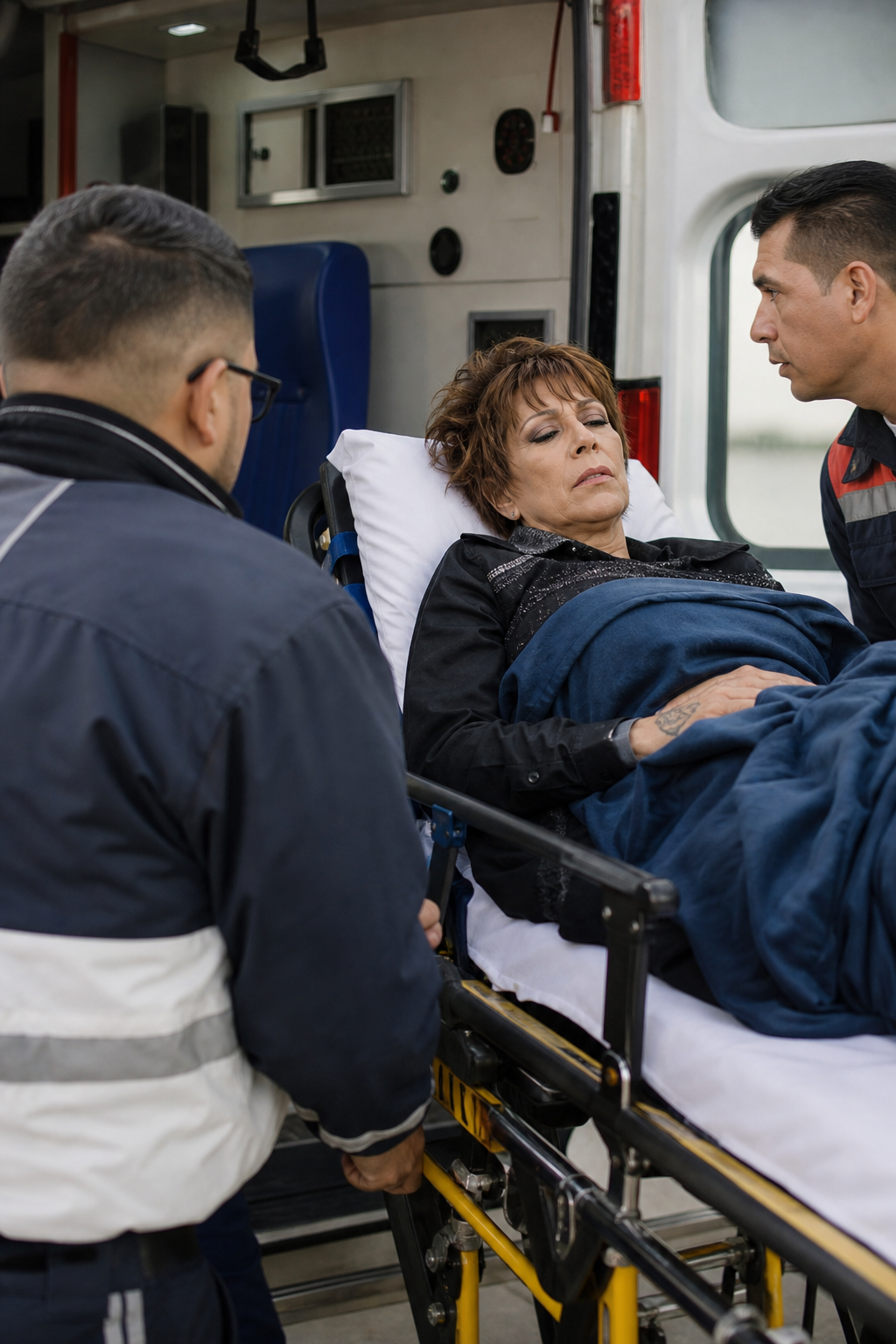 Alejandra Guzmán fue hospitalizada tras lesionarse en un show en Veracruz