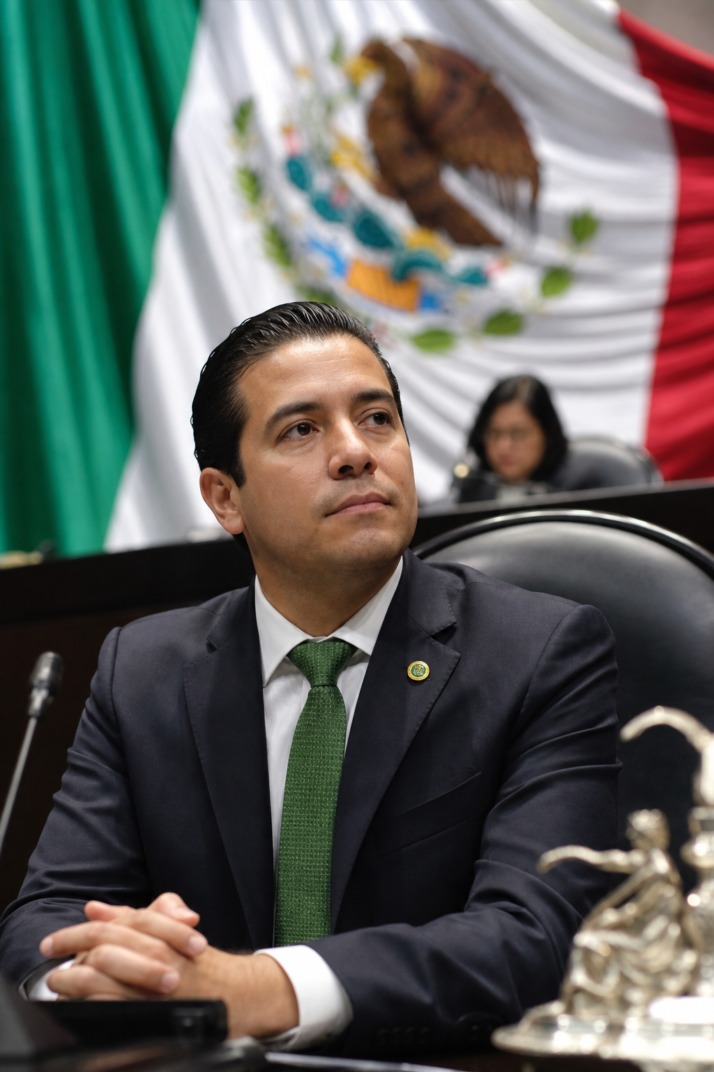 Raúl Bolaños Cacho Cué, primer diputado del Verde que presidirá la Cámara de Diputados