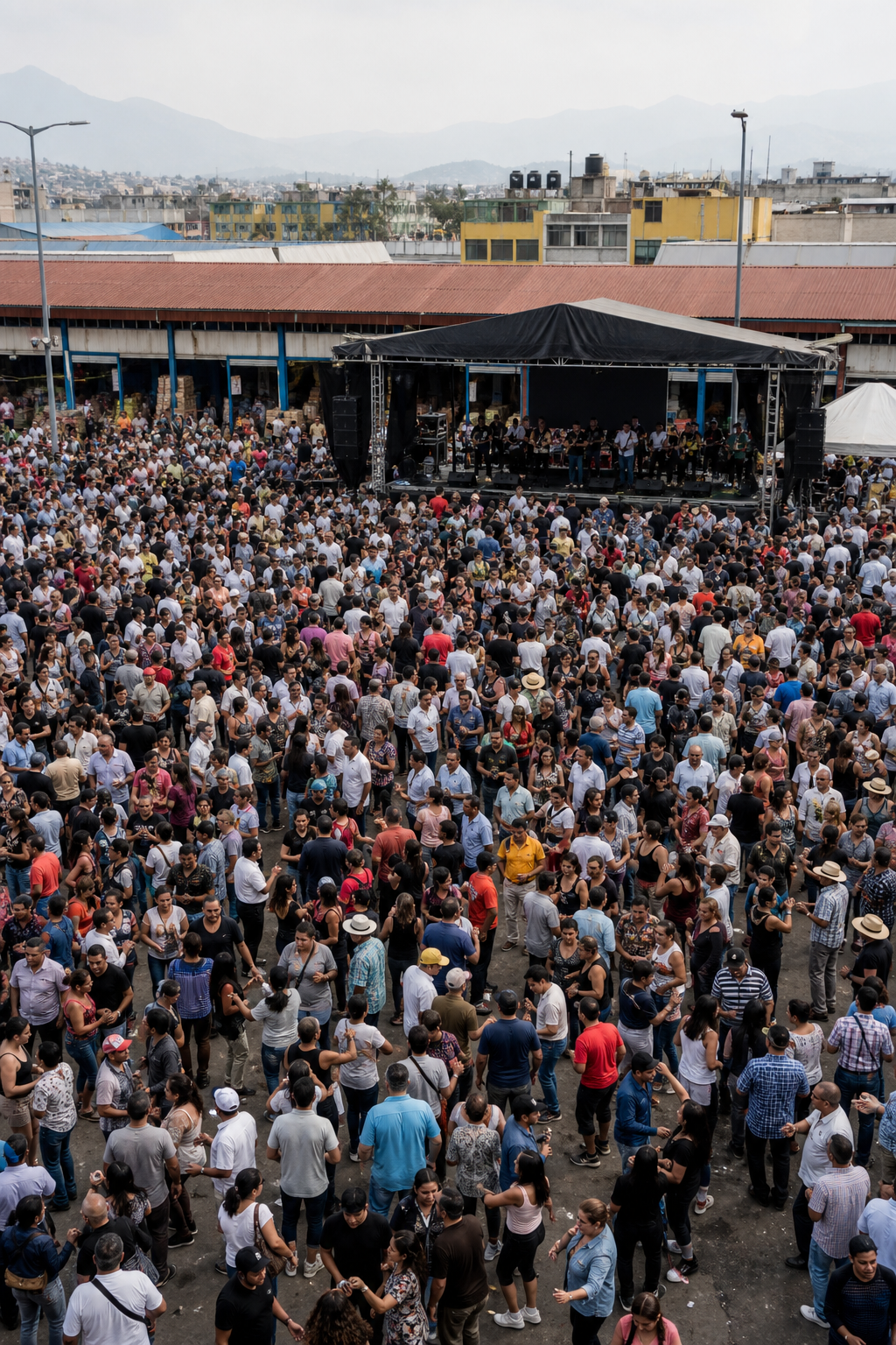 Mercado de La Merced celebró su 69 aniversario con megabaile gratuito