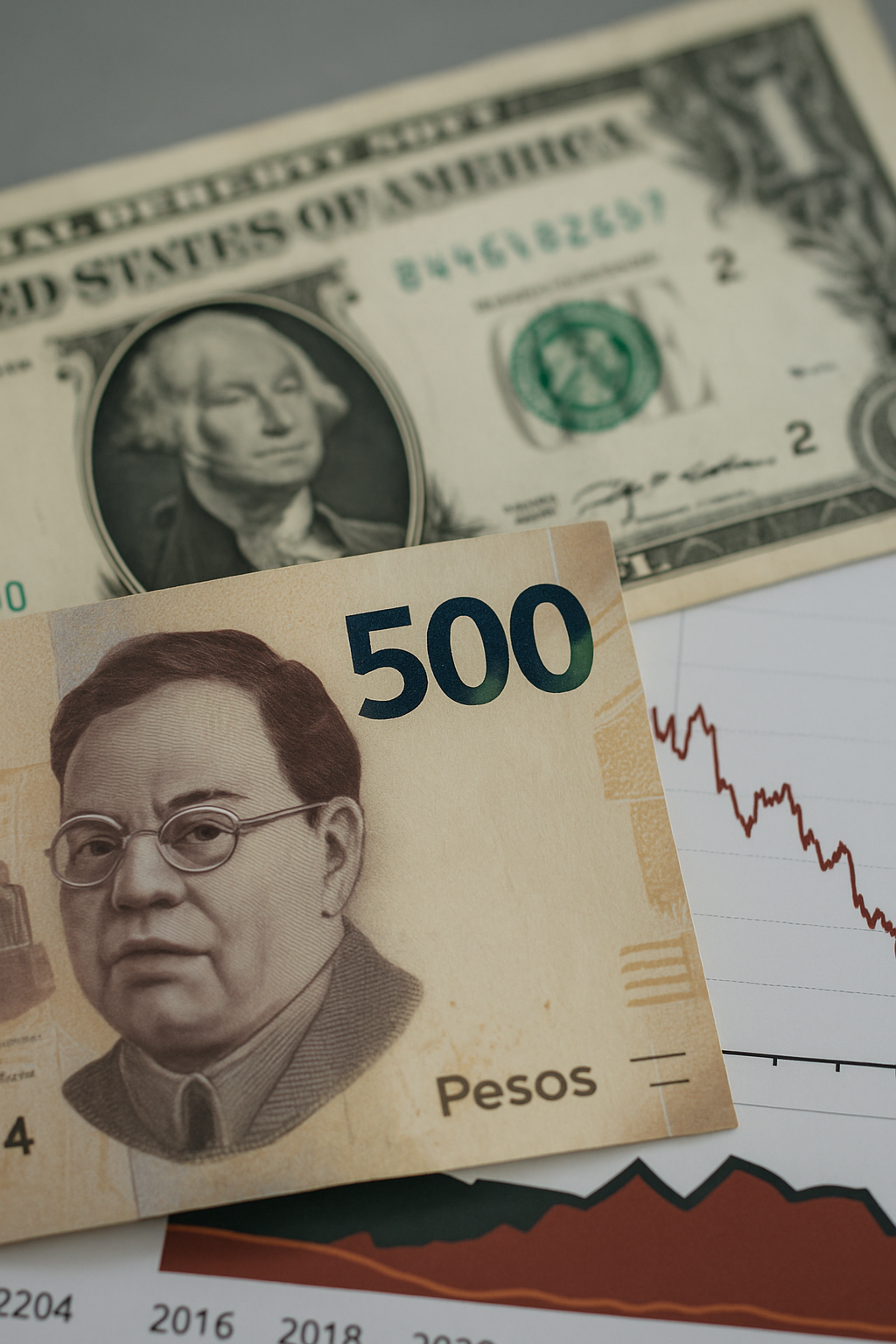 Peso retrocede tras datos de inflación en México