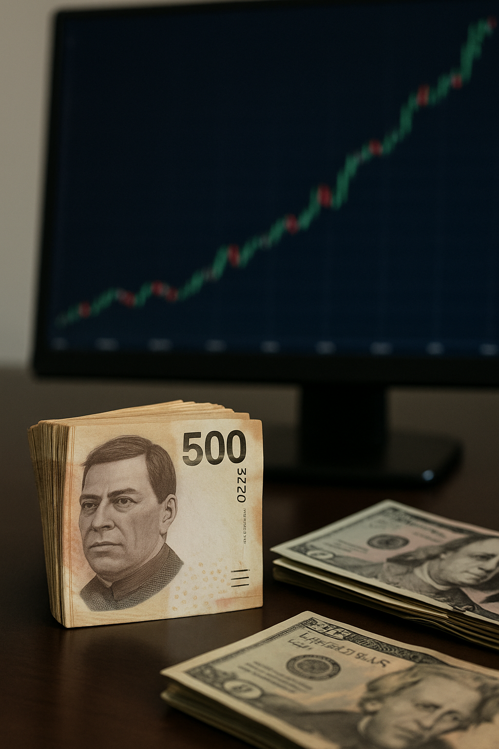 Peso se debilita ante cautela por decisión de tasas de Banxico