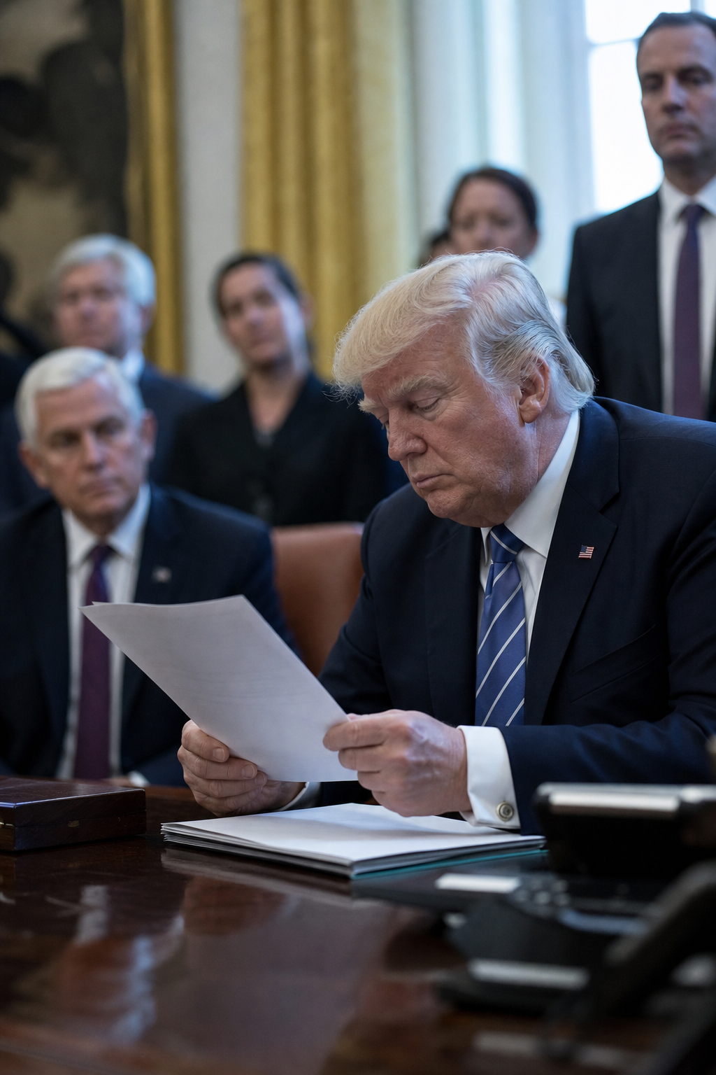 Un texto de 303 palabras atribuido a Donald Trump genera debate